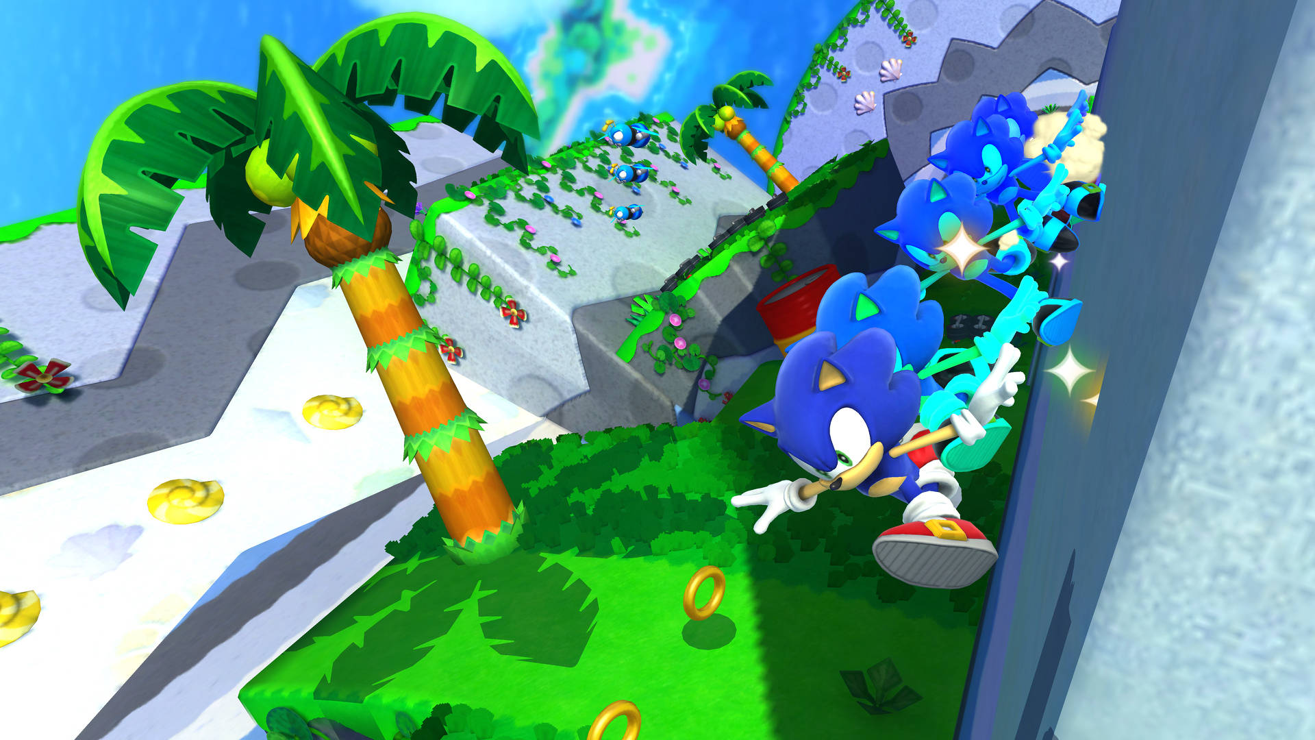 Sonic Lost World Legend Of Zelda Zone Background