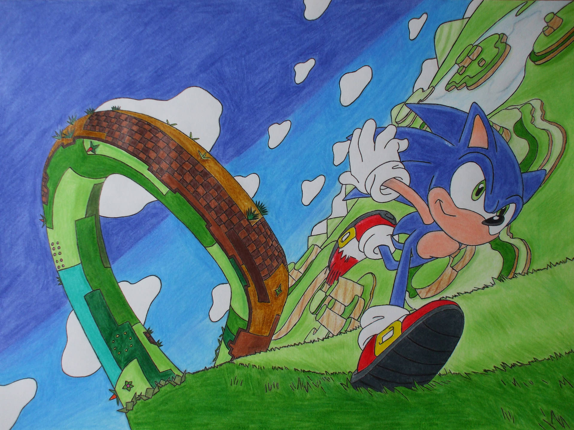 Sonic Lost World Windy Mill Background