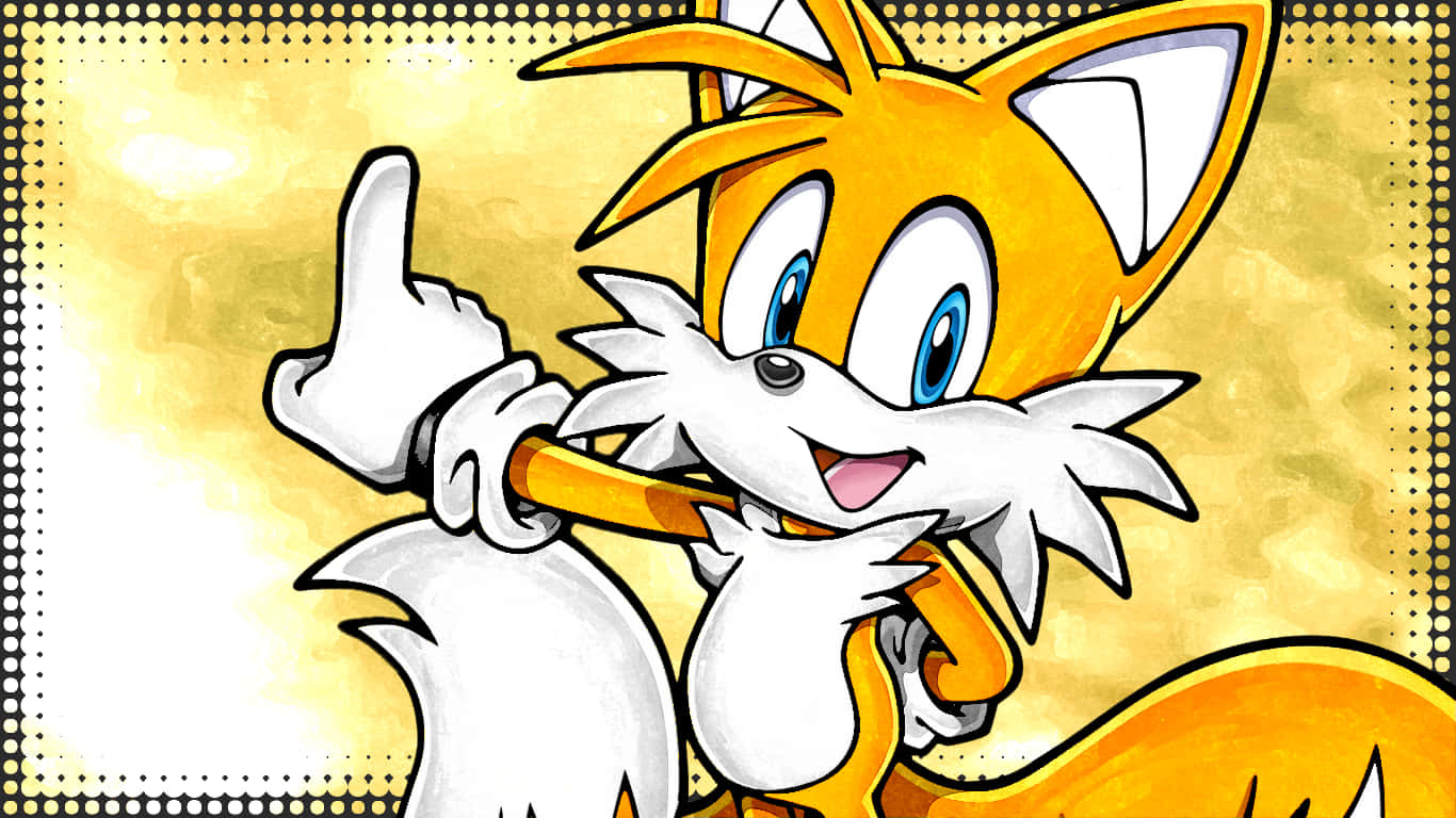 Sonic's Sidekick, Tails, Ready To Take On Any Adventure! Background