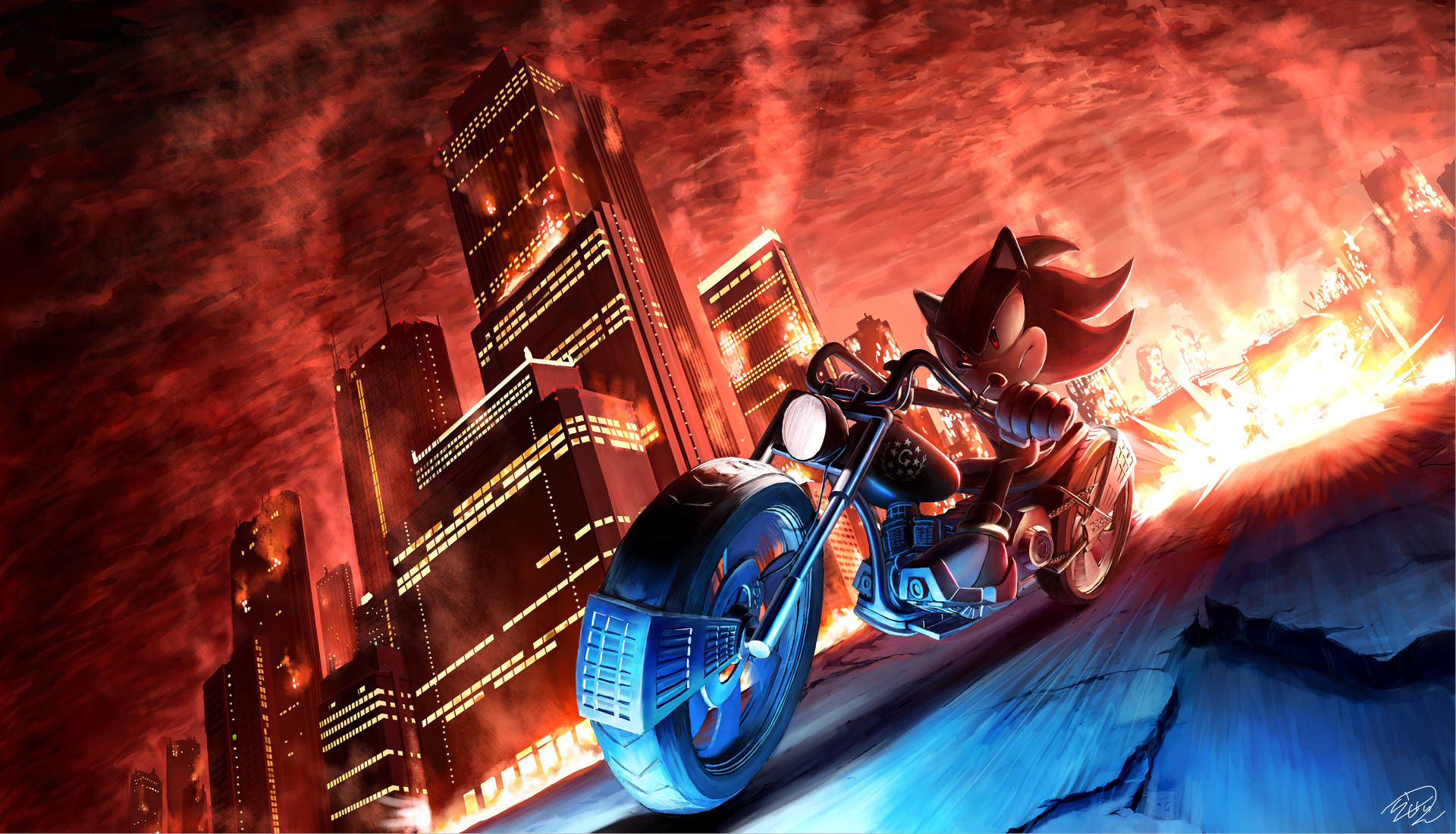 Sonic Shadow The Hedgehog Background