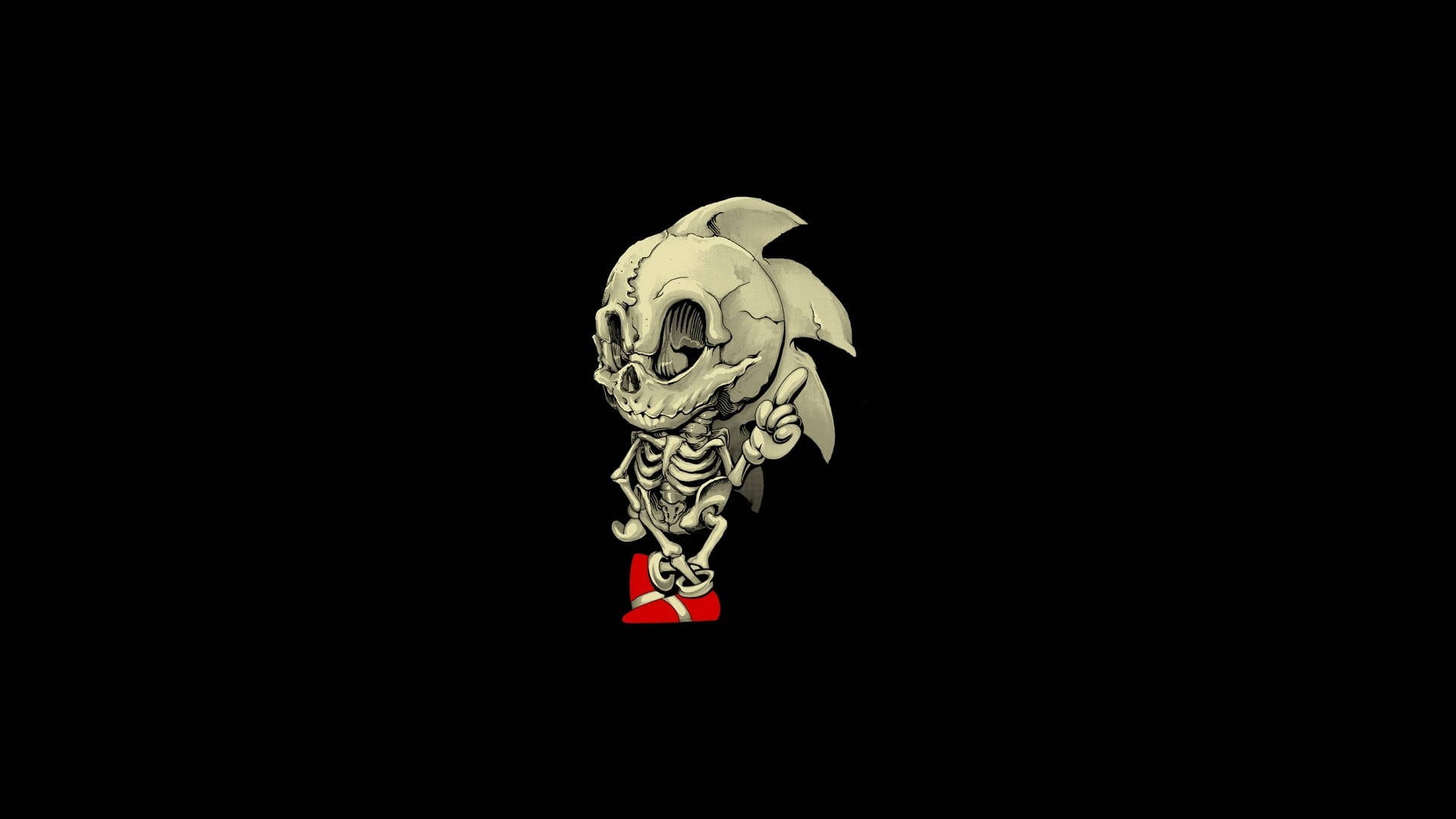 Sonic Skeleton Desktop Background