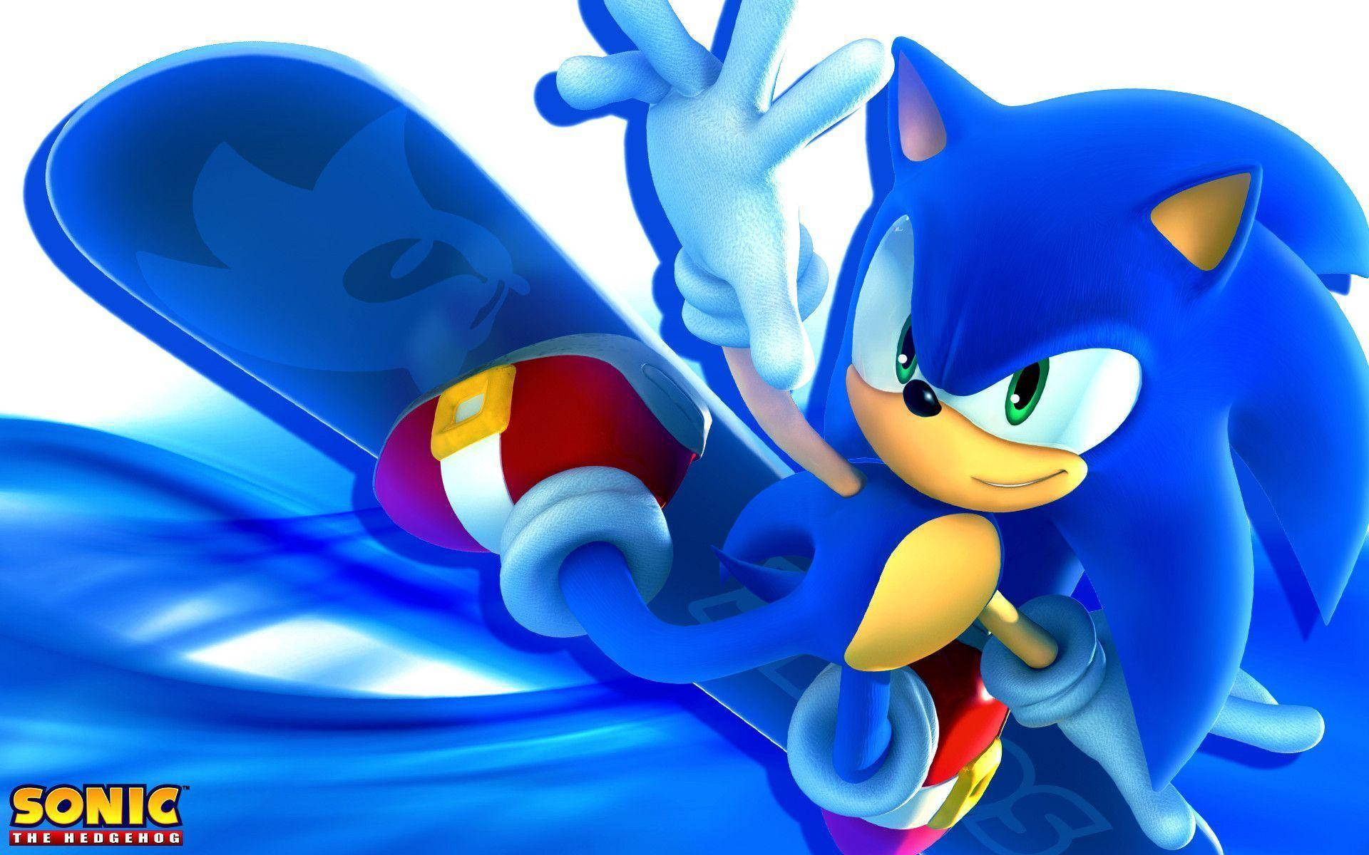 Sonic The Hedgehog Action Pose Background