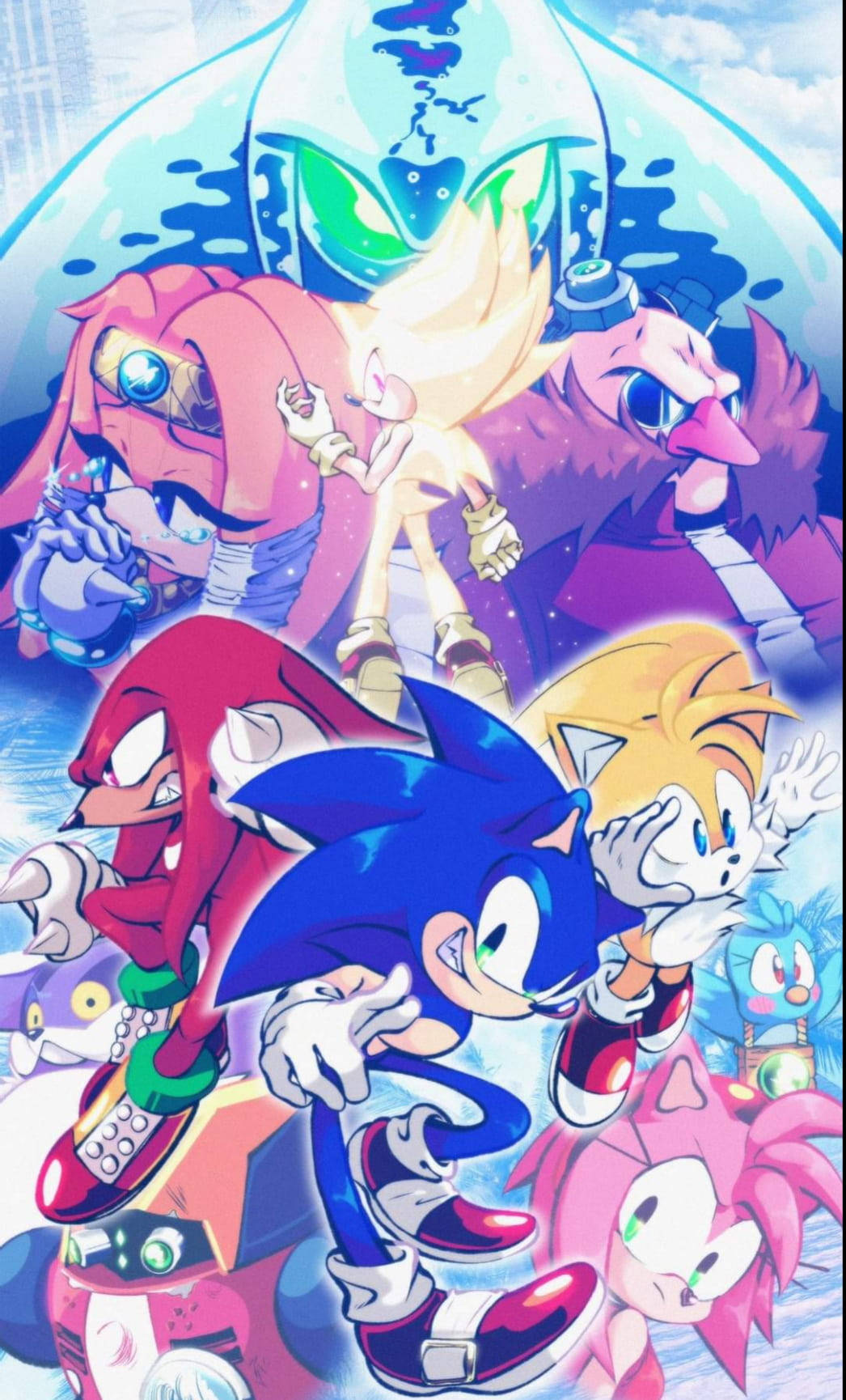 Sonic The Hedgehog And Friend Background