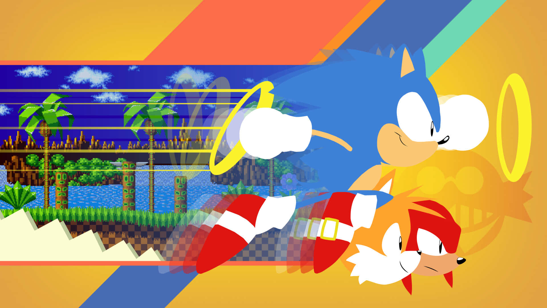 Sonic The Hedgehog And Sonic The Hedgehog Background