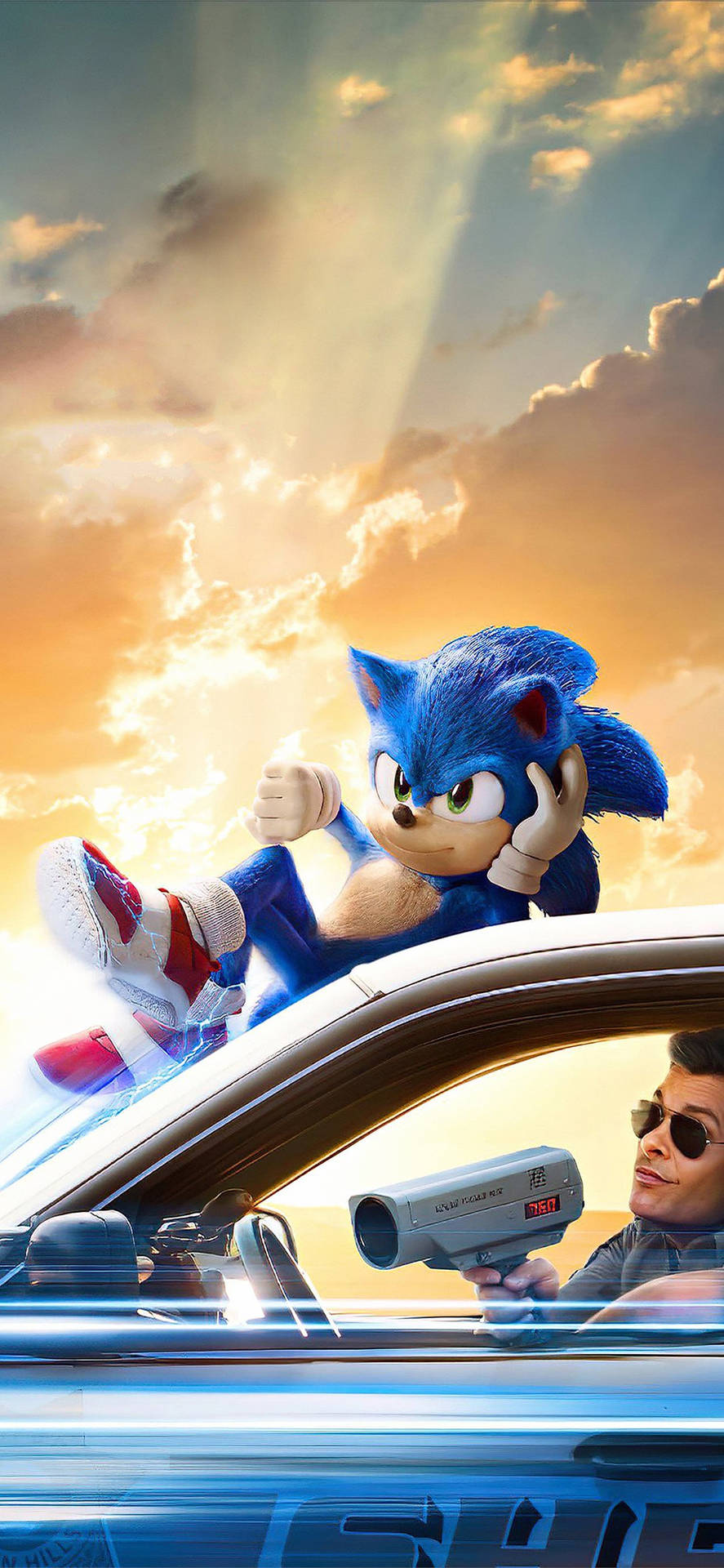Sonic The Hedgehog And Tom Wachowski Adventure Background