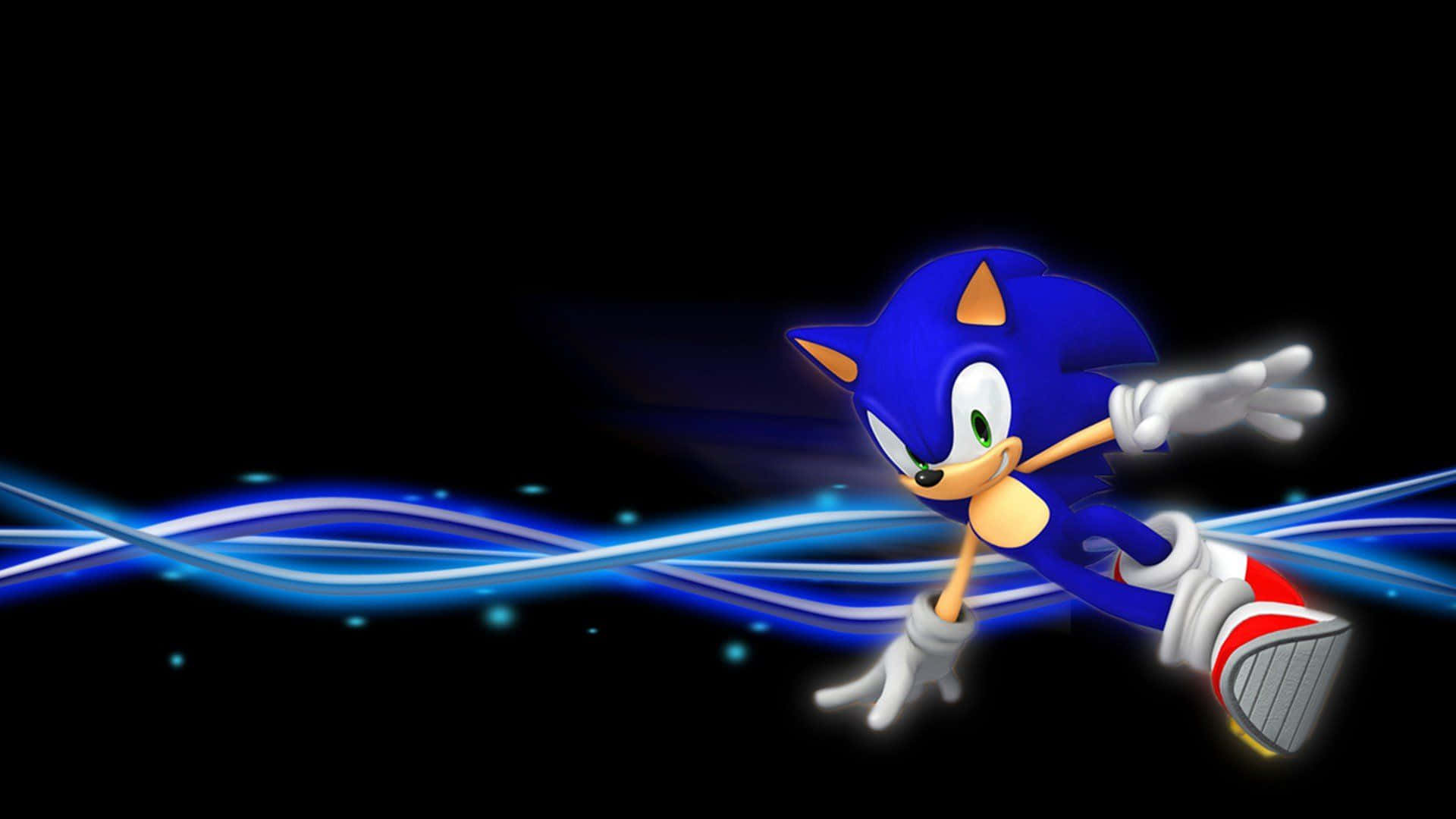 Sonic The Hedgehog - Ready To Take On The World Background