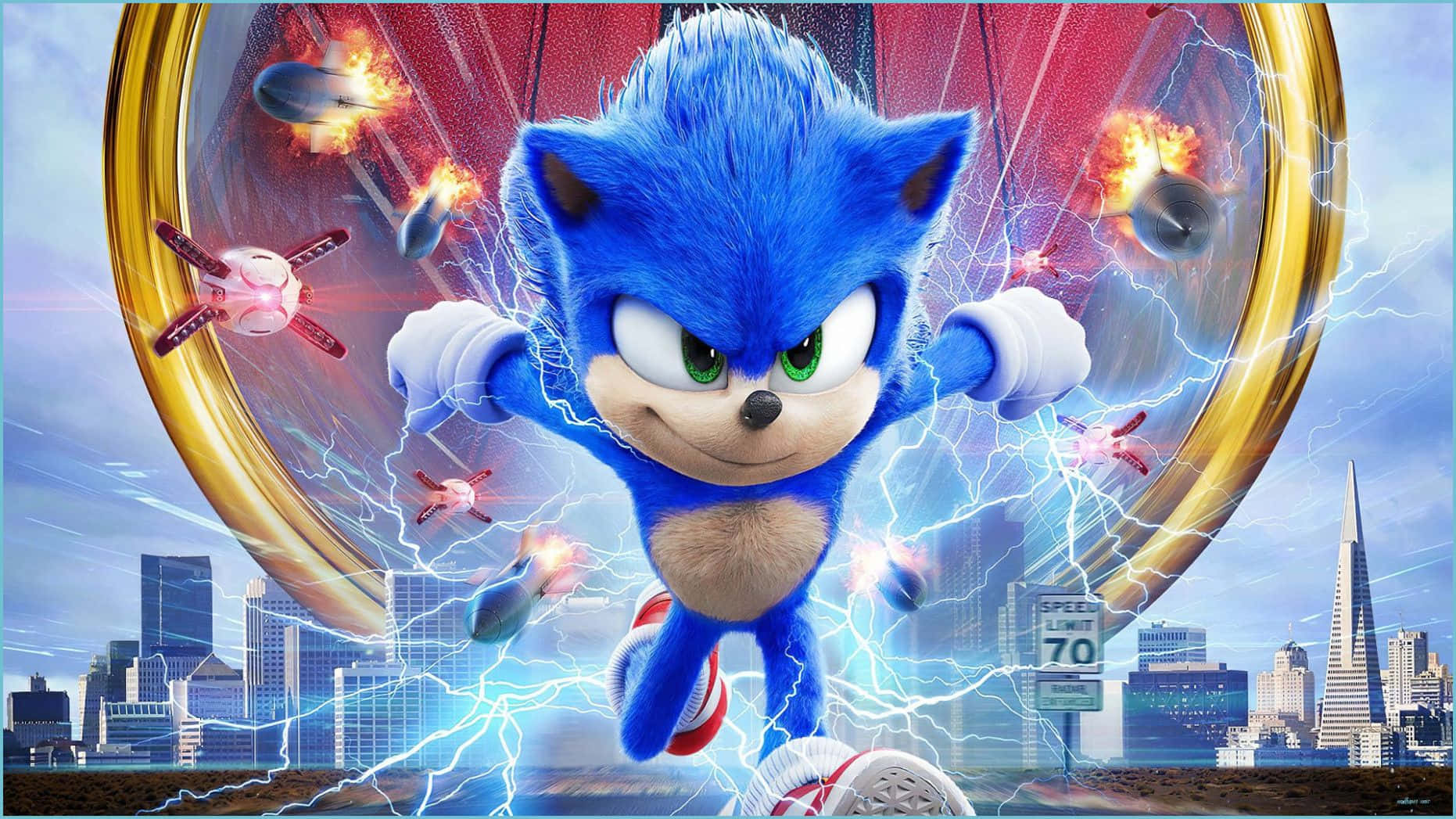 Sonic The Hedgehog Returns With A Blast Of Hd 4k Color! Background