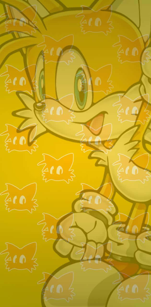 Sonic The Hedgehog Wallpaper Yellow Background Background