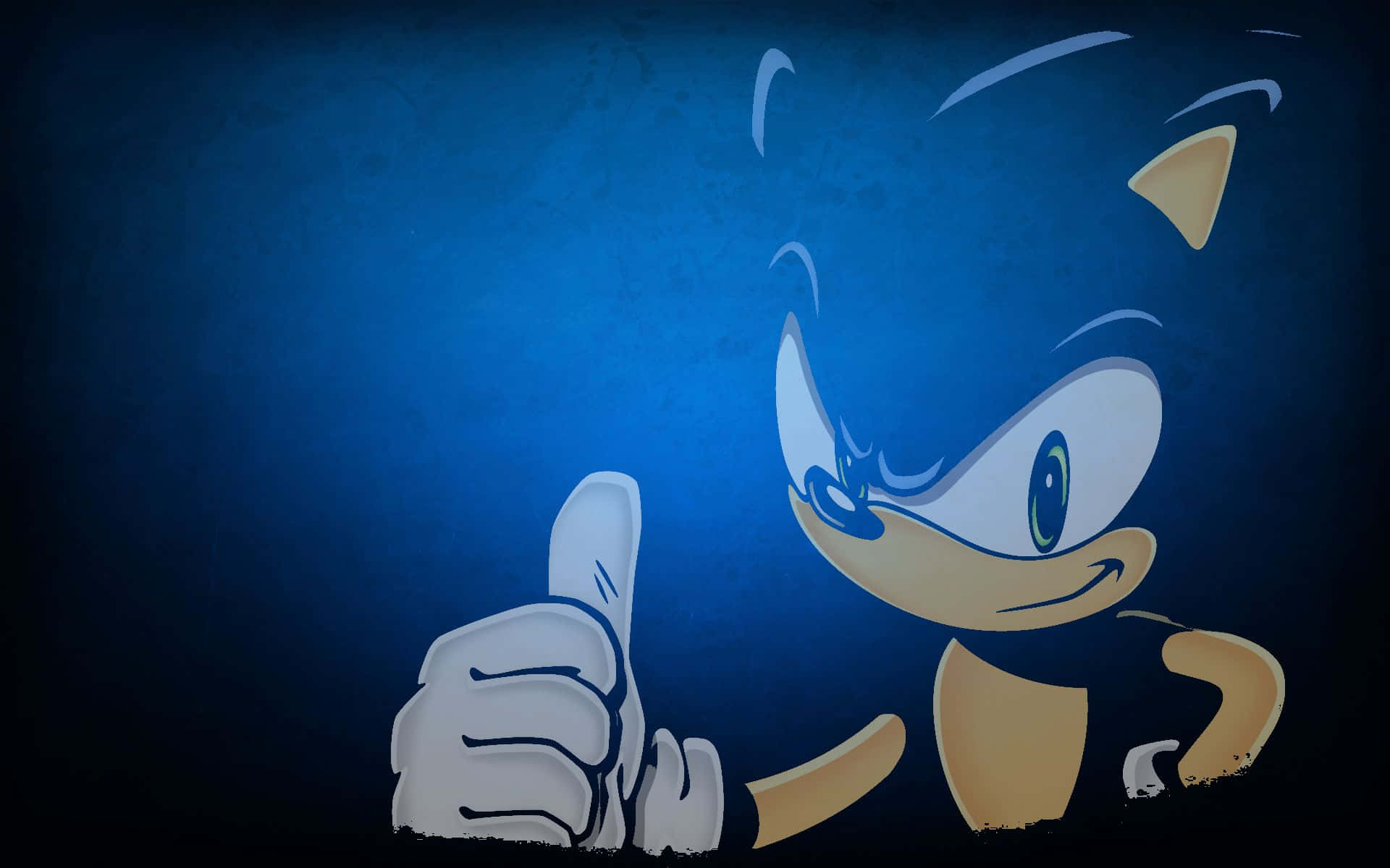 Sonic The Hedgehog With A Thumbs Up