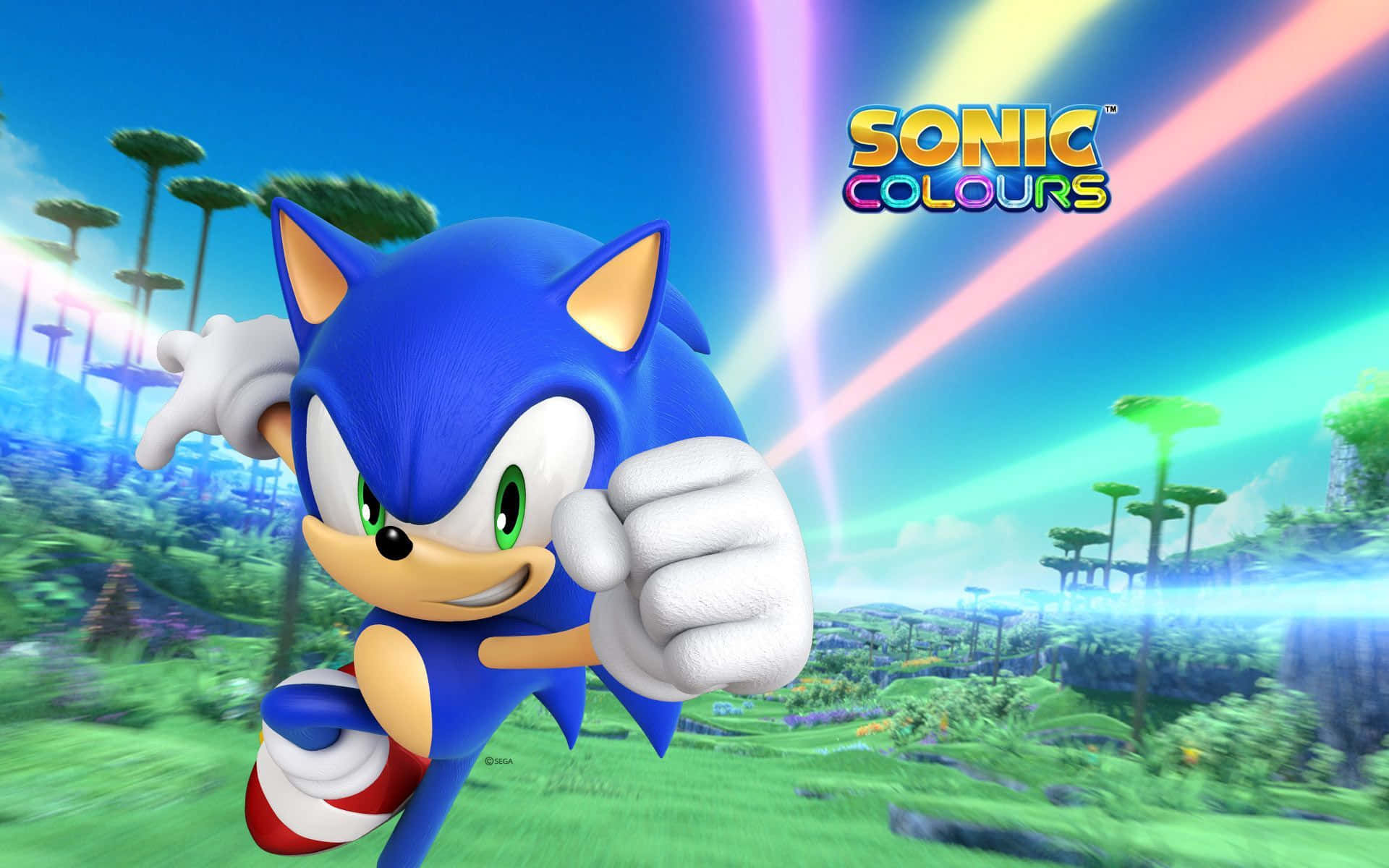 Sonic Unleashes His Inner Color Powers! Background