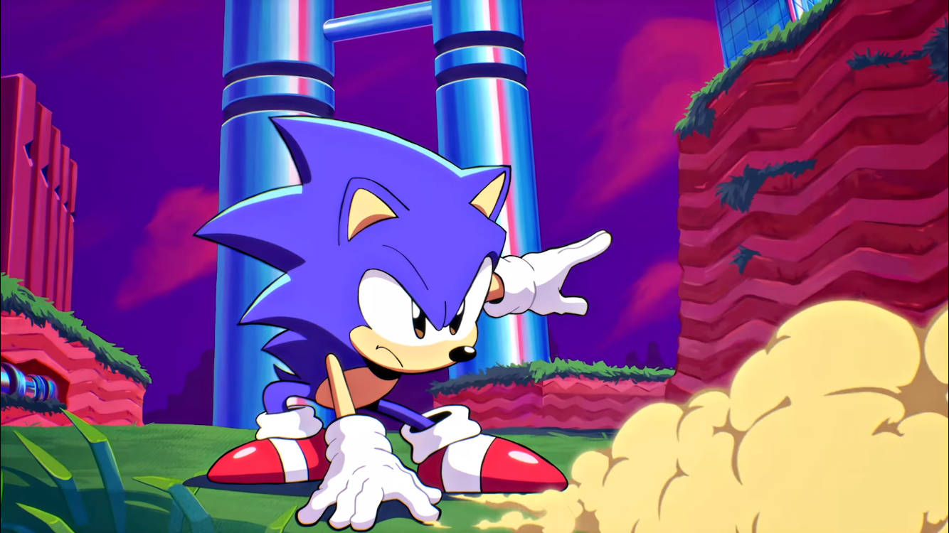 Sonicthe Hedgehog Classic Pose Background