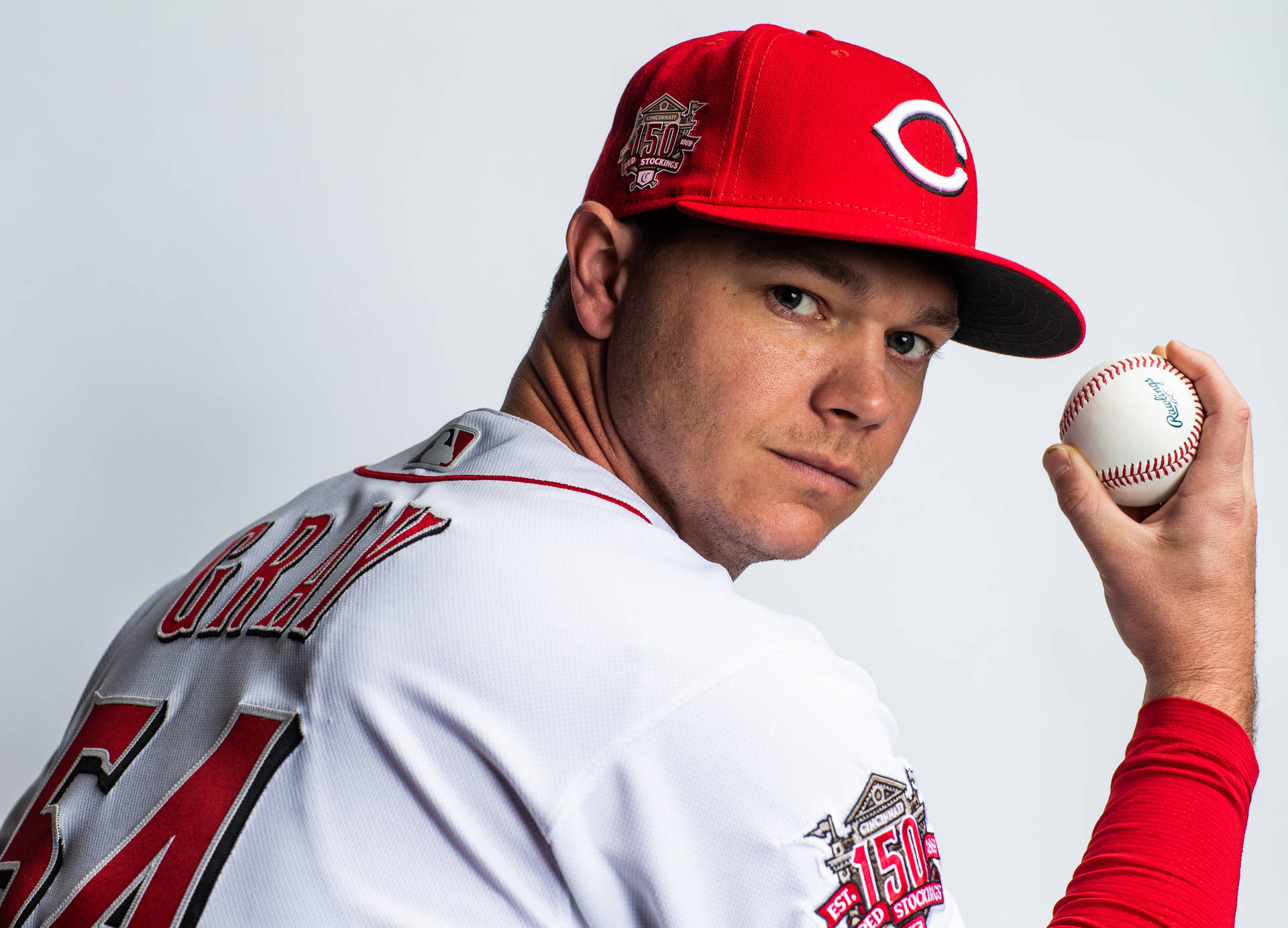 Sonny Gray With Ball Background