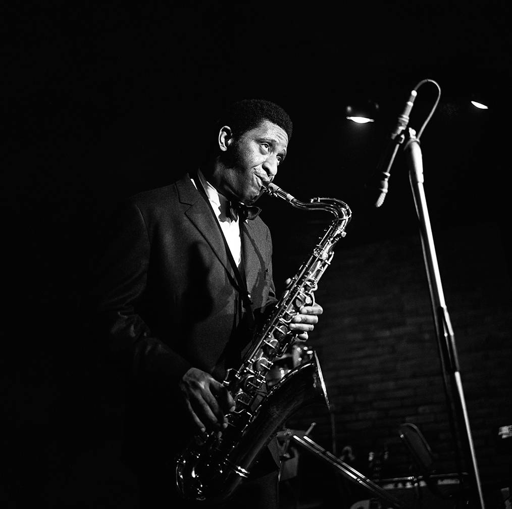 Sonny Rollins On The Stage With A Saxophone