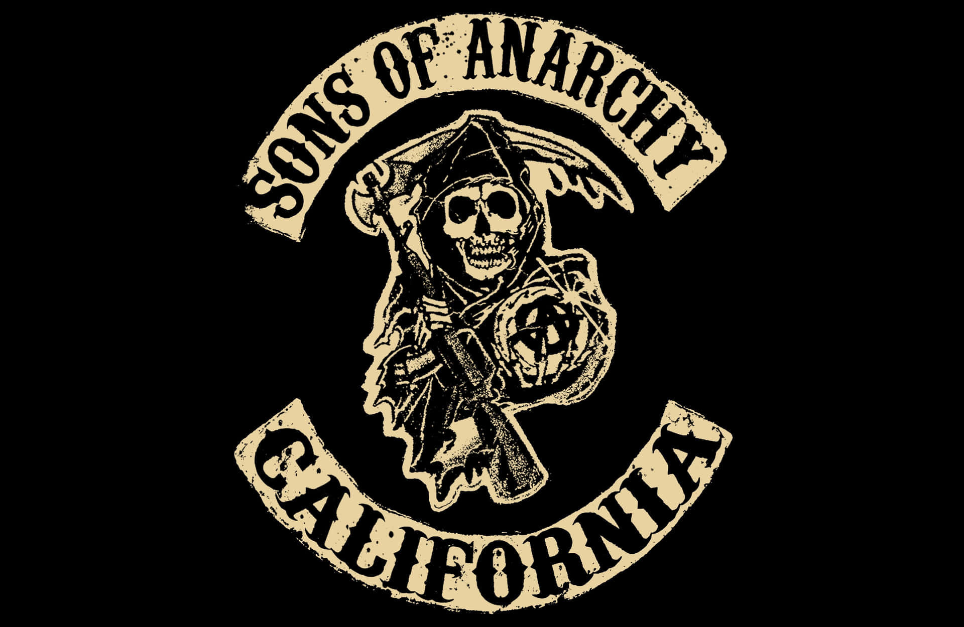 Sons Of Anarchy California Logo Background