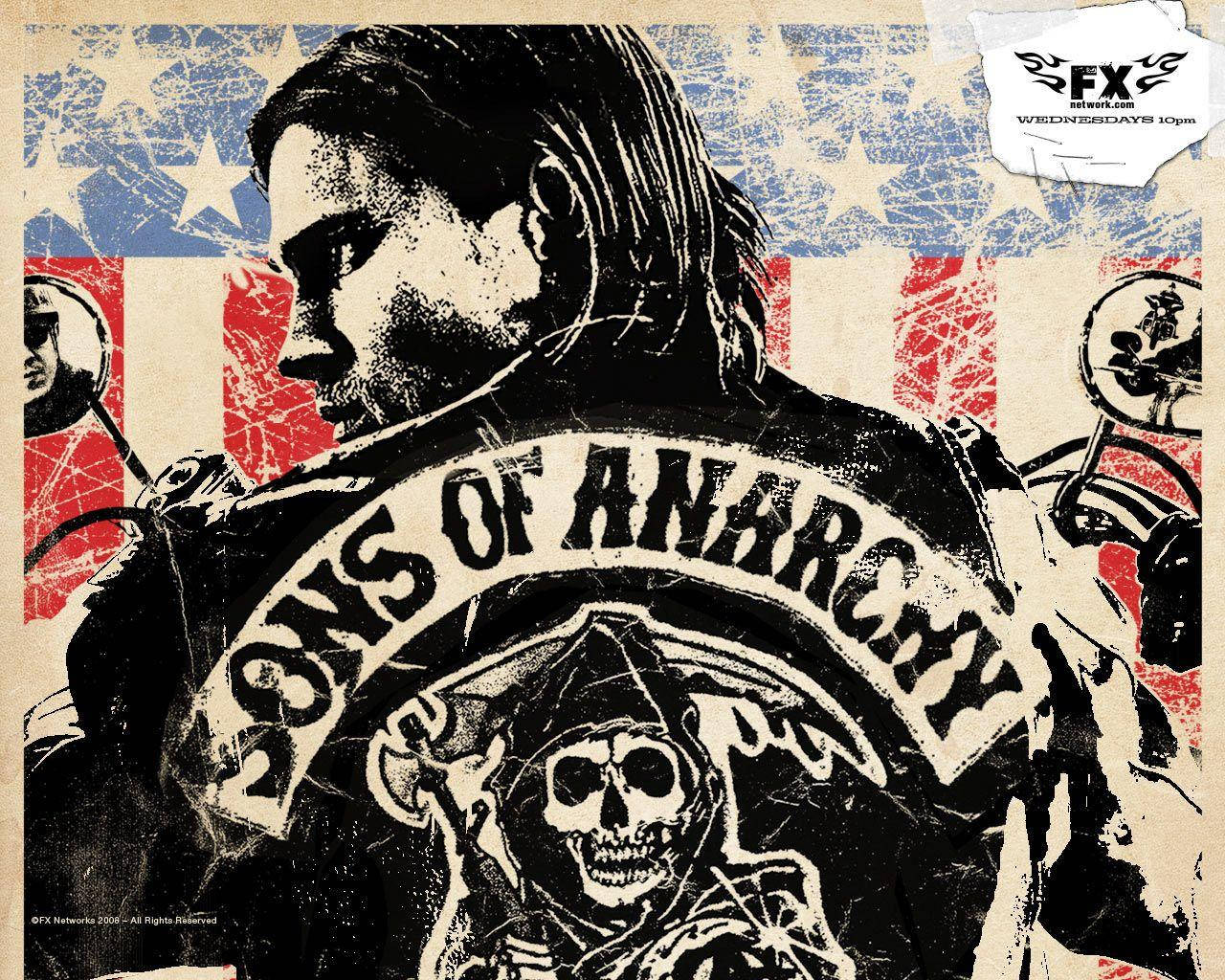 Sons Of Anarchy - Tv Series Poster Background
