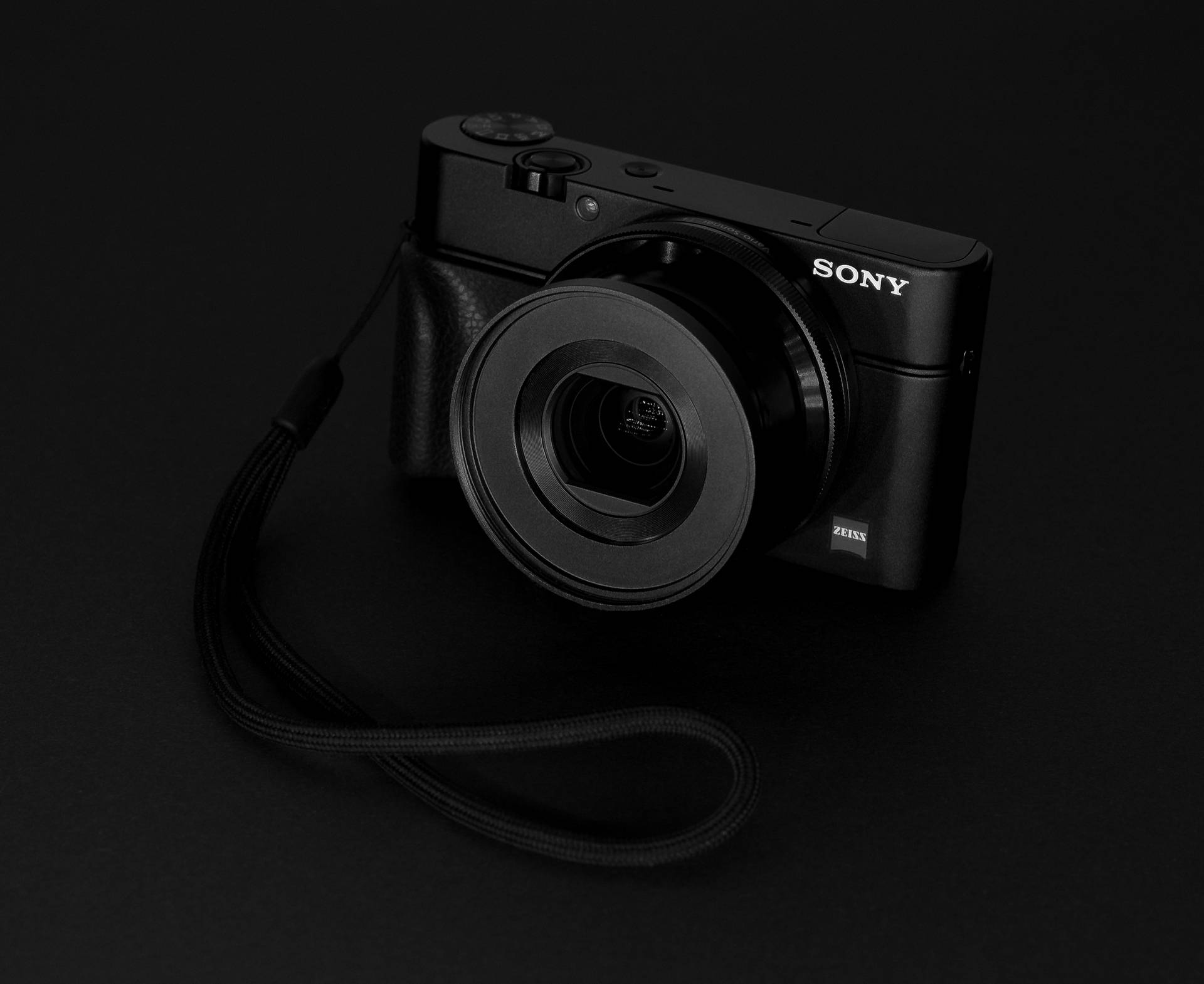 Sony Digital Camera Black Background