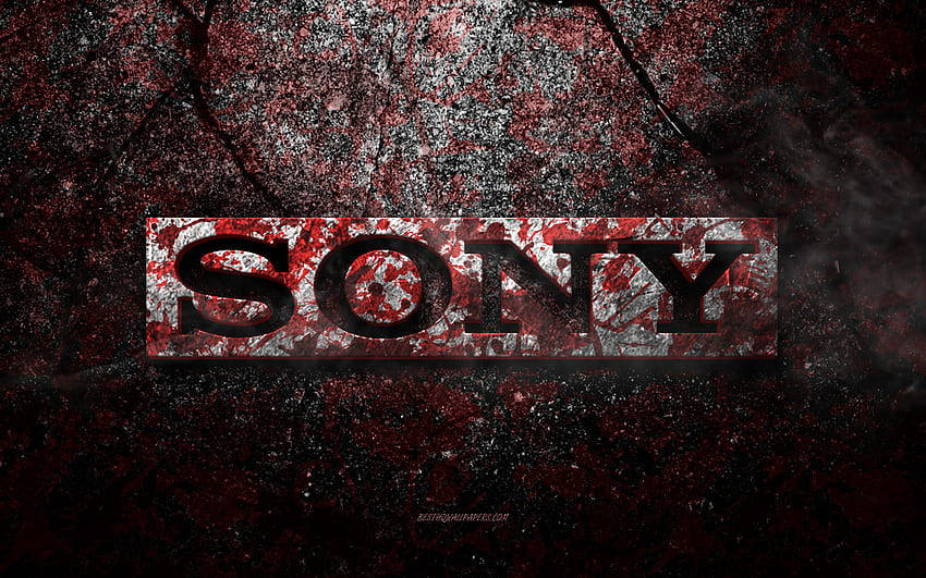 Sony Logo Blood Splatter Effect Background