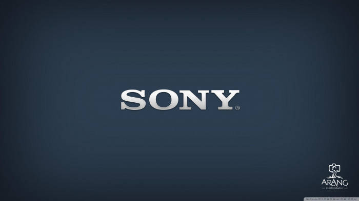 Sony Logo Dark Background Background