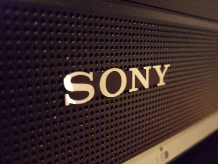 Sony Logo On Device Background