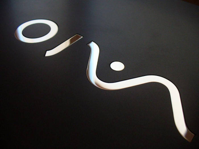 Sony Logo Vaio Close-up Background