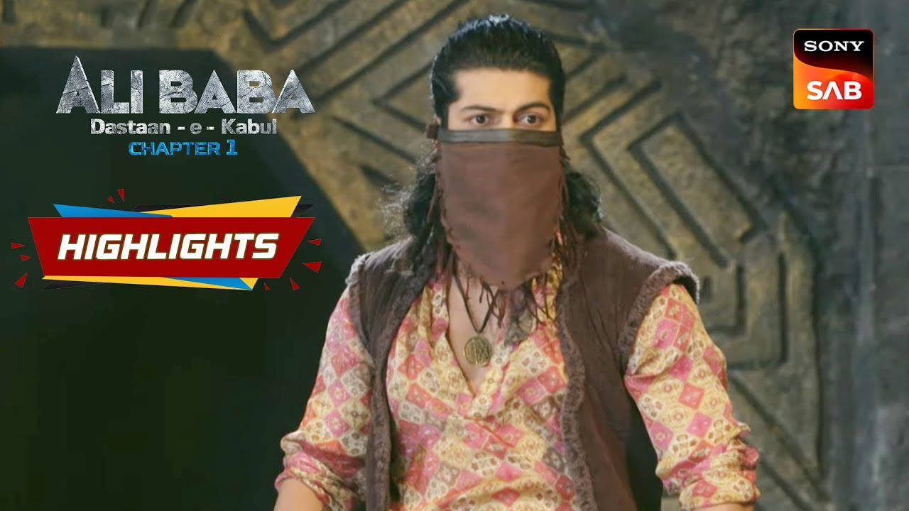 Sony Sab - Engrossing Scene From The Show, Ali-baba With A Mask Background