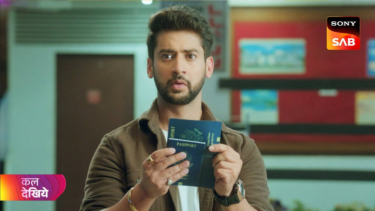 Sony Sab Man With Passport Background