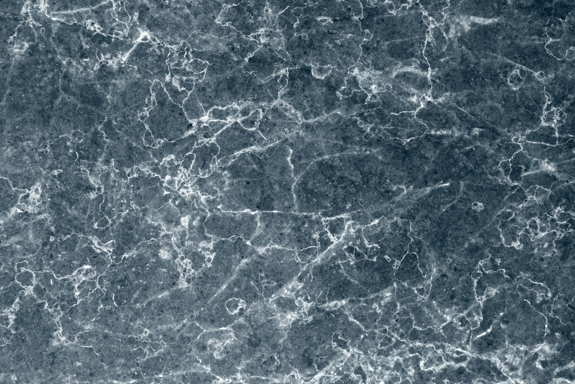 Sophisticated Aesthetics: White Cracks On Blue Marble Laptop Background