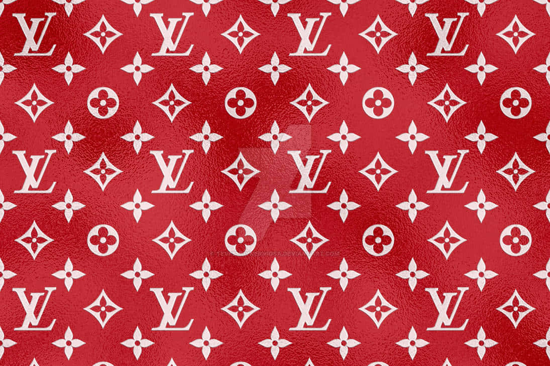 Sophisticated And Stylish, This Lv Pattern Captures The Essence Of Luxury. Background