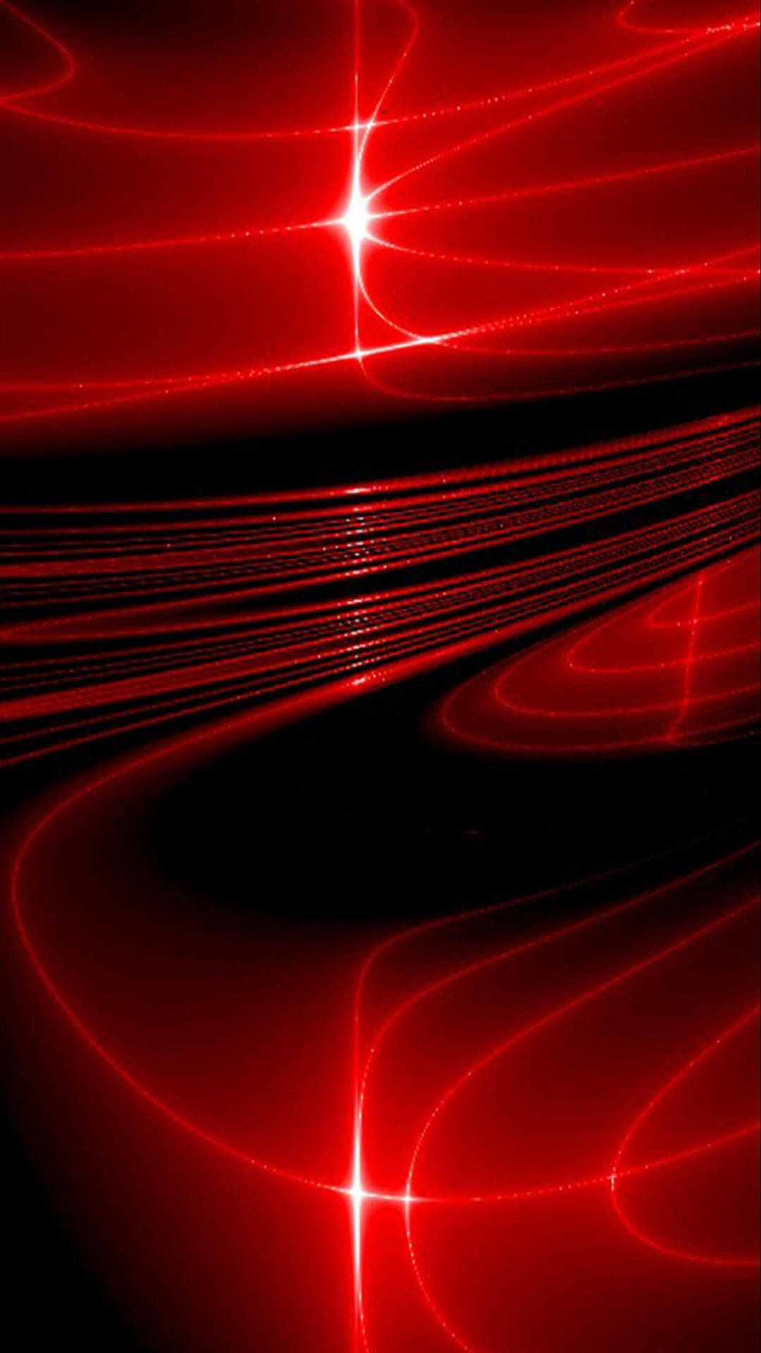 Sophisticated Gleaming Light Neon Red Iphone Background