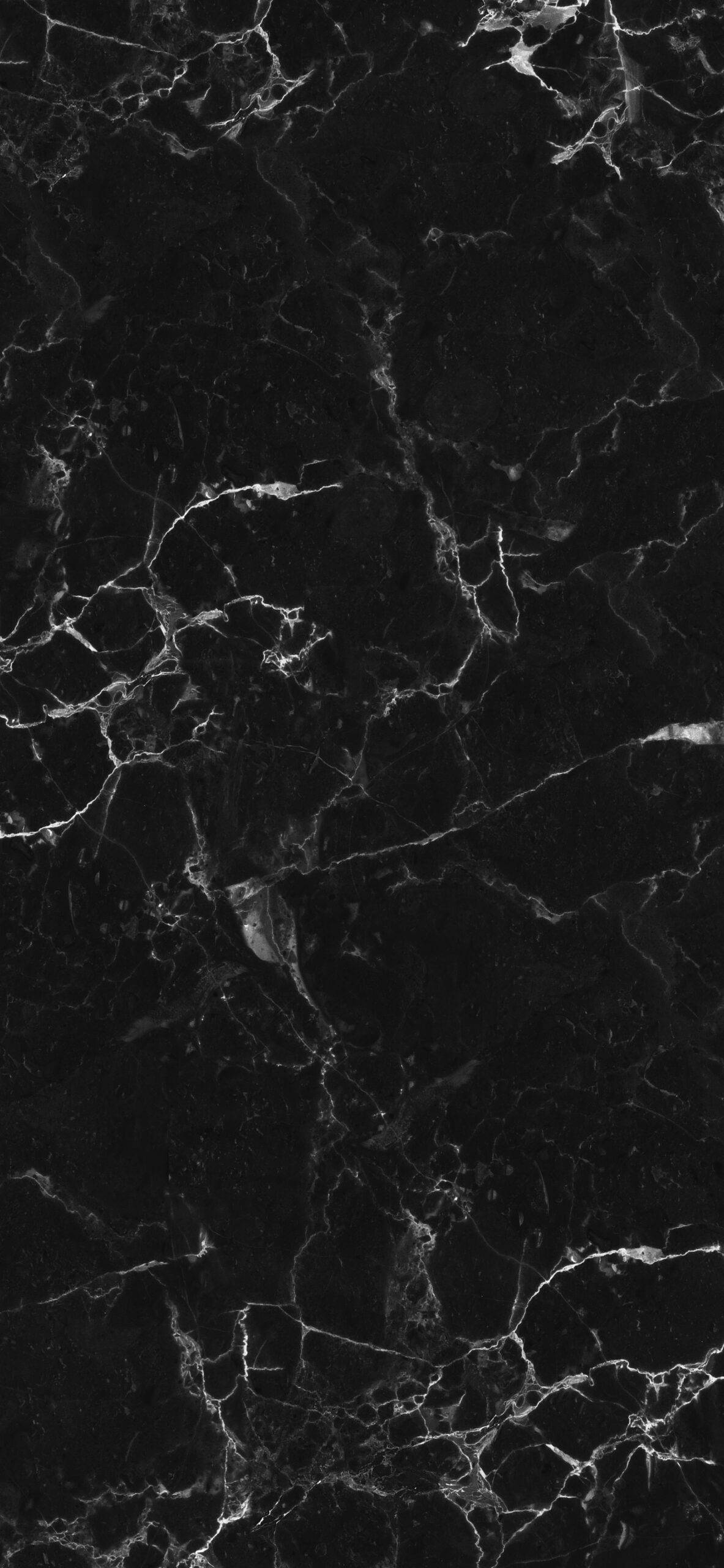 Sophisticated Portoro Black And White Marble Iphone Wallpaper Background