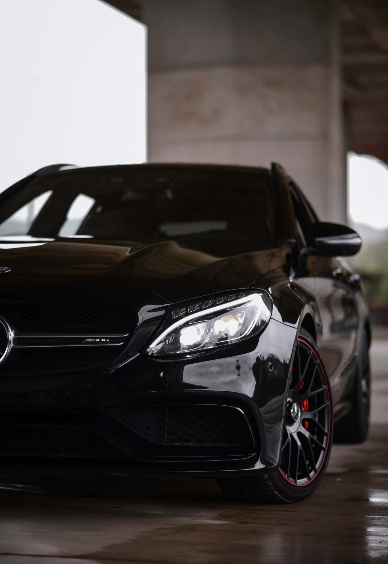 Sophisticated Technology From Mercedes Benz Background