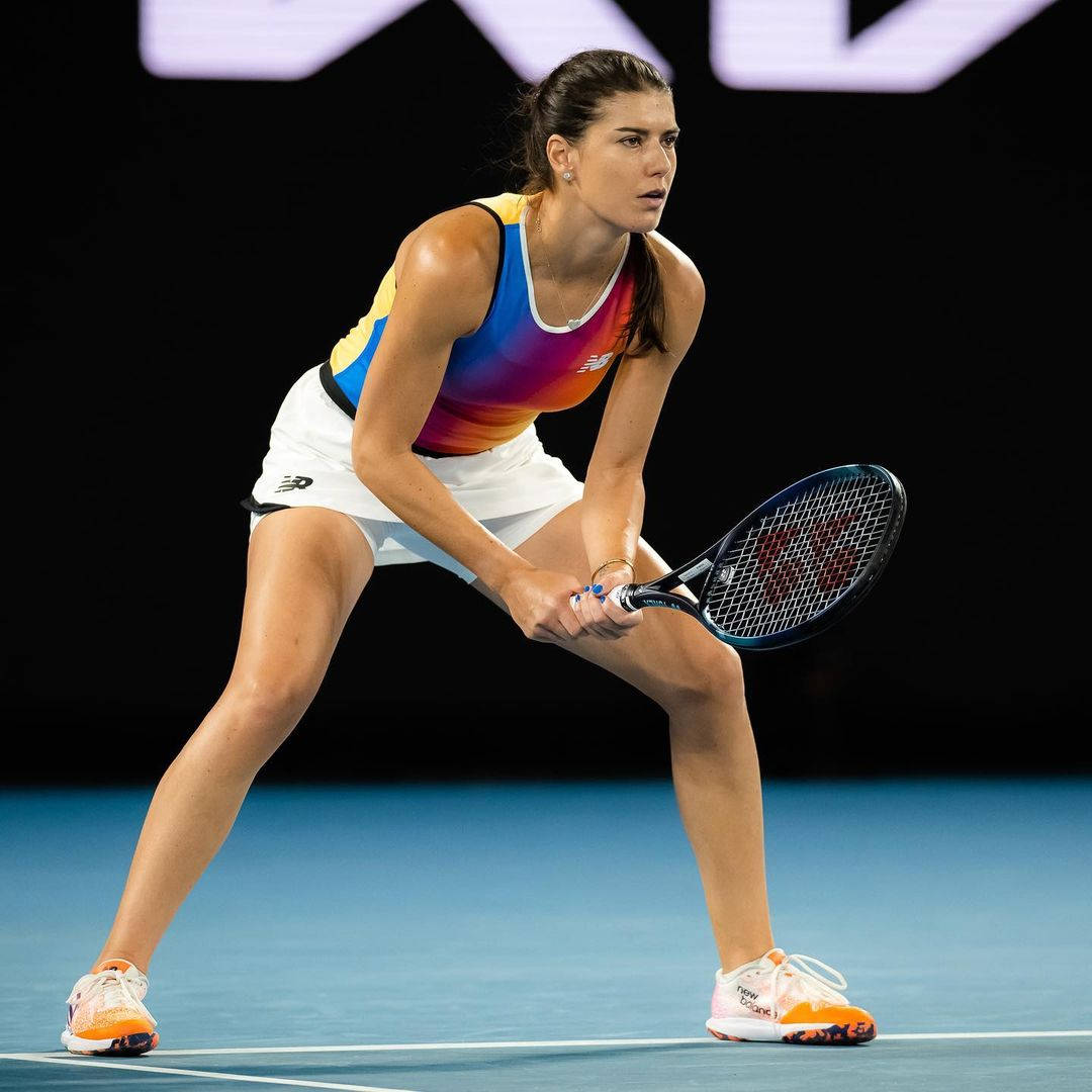 Sorana Cirstea In A Poised Stance