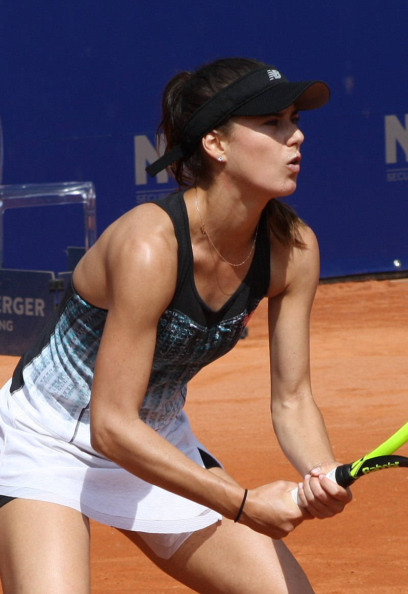 Sorana Cirstea Ready To Strike Background