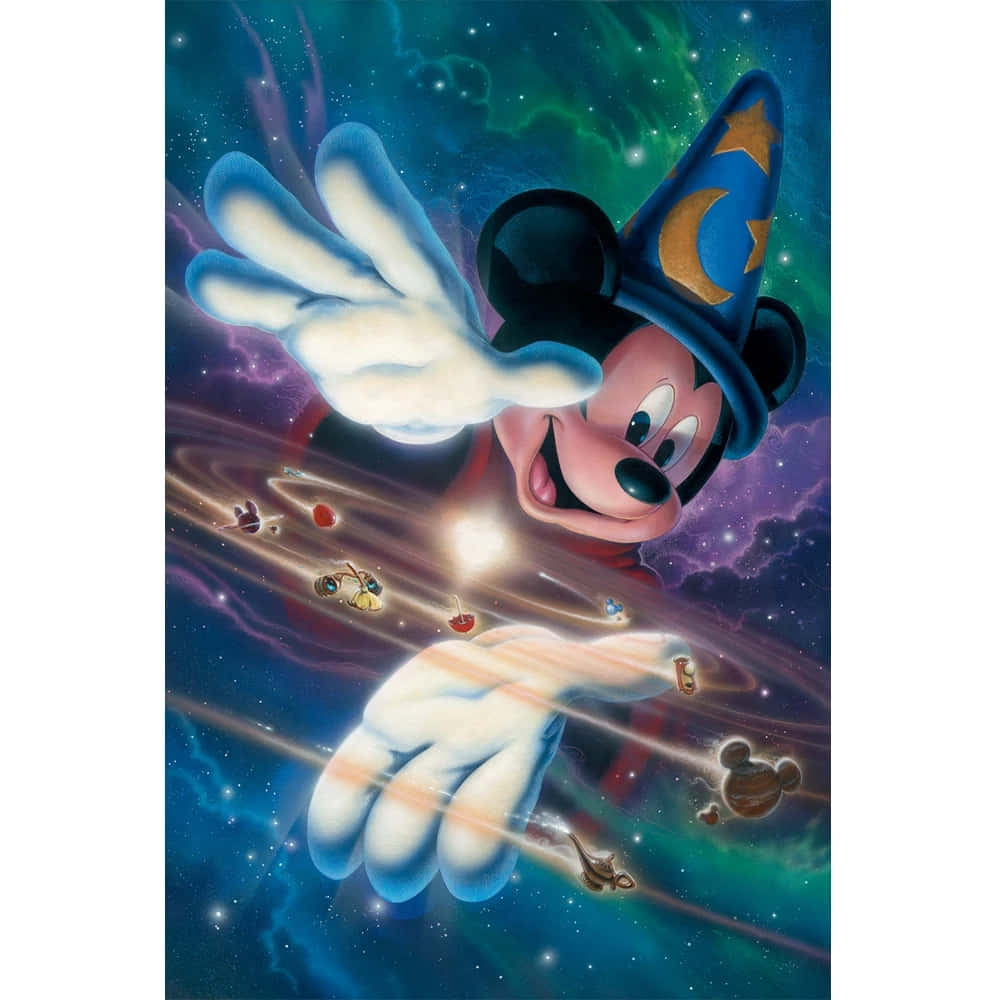 Sorcerer_ Mickey_ Cosmic_ Adventure Background