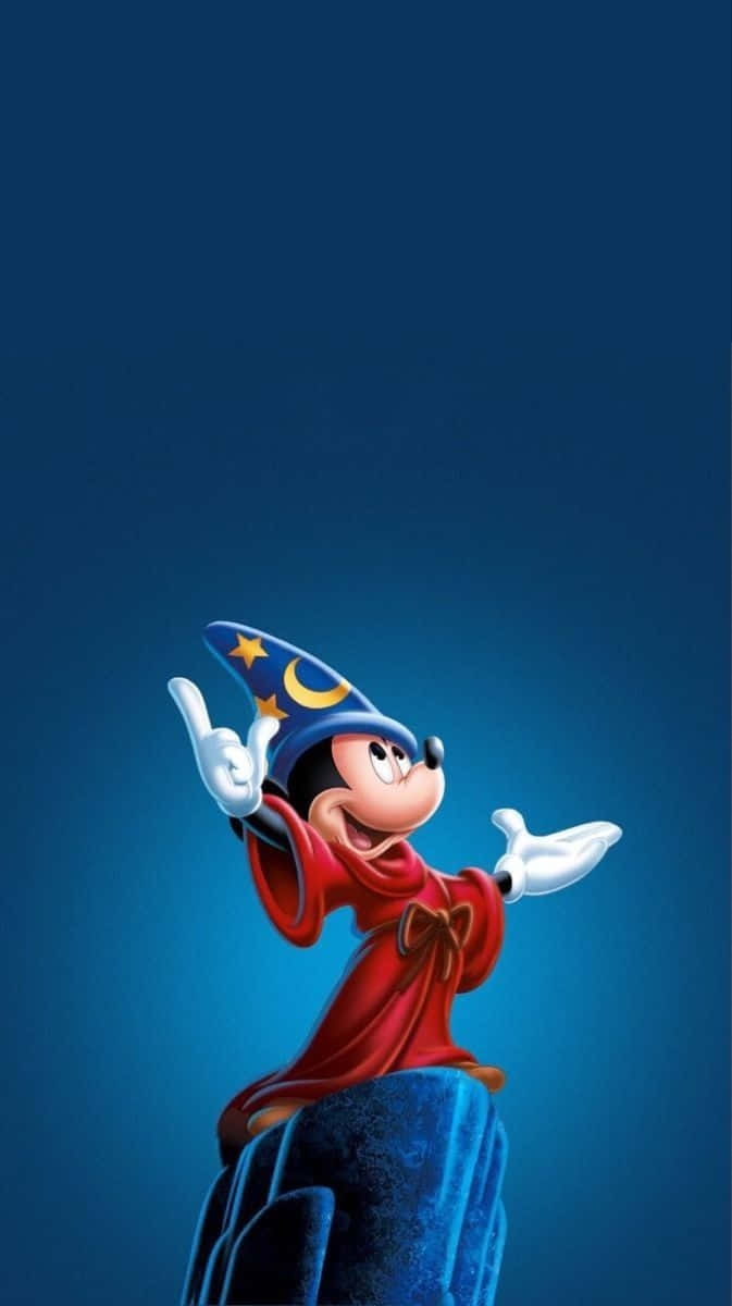 Sorcerer Mickey Fantasia Poster Background