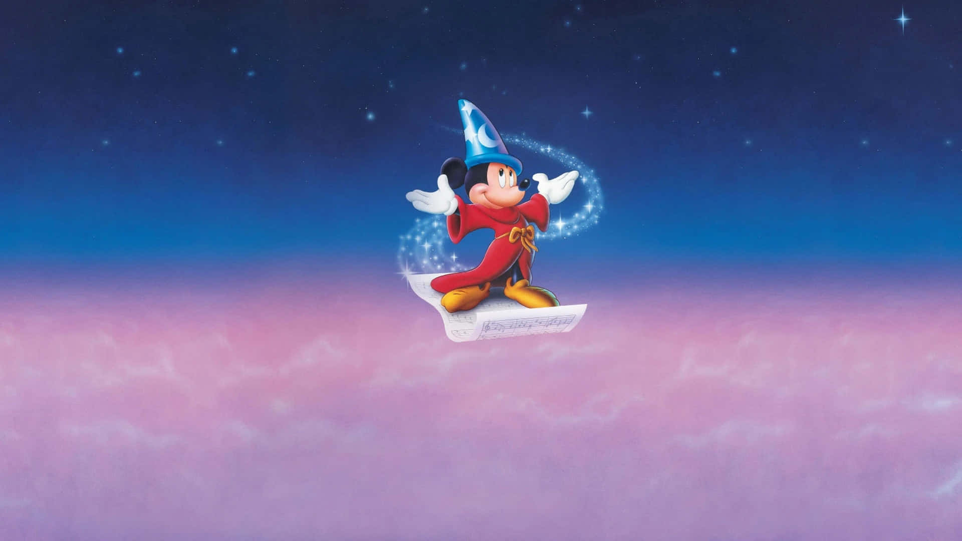 Sorcerer Mickeyon Magical Clouds