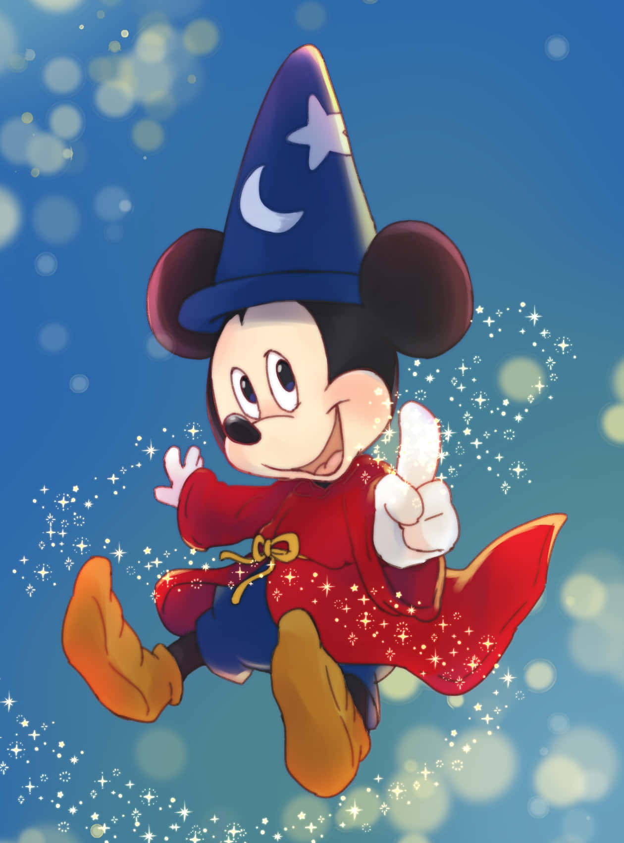 Sorcerer's Apprentice Mickey Background