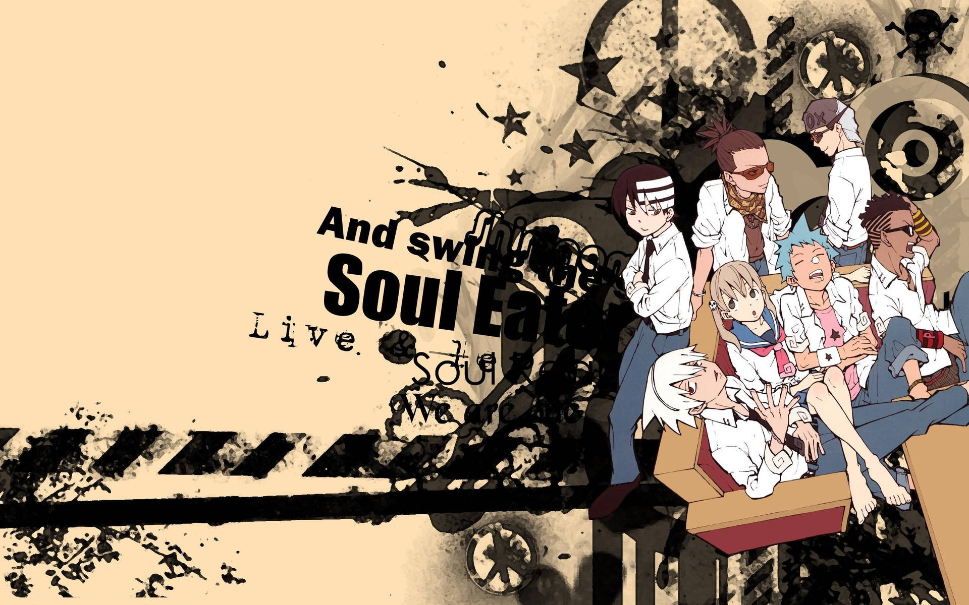 Soul Eater Group Aesthetic Poster Background