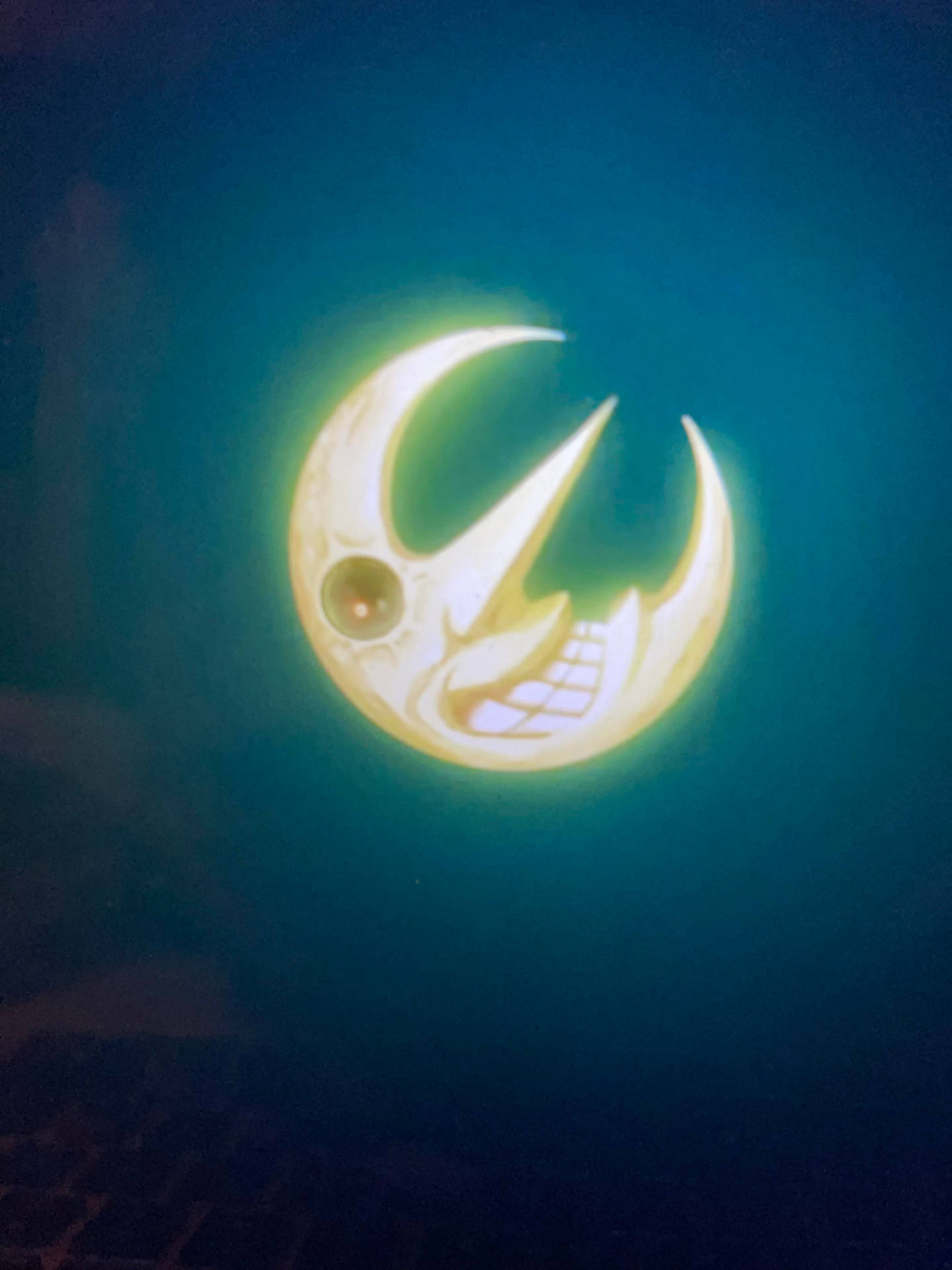 Soul Eater Moon In Dark Blue Background