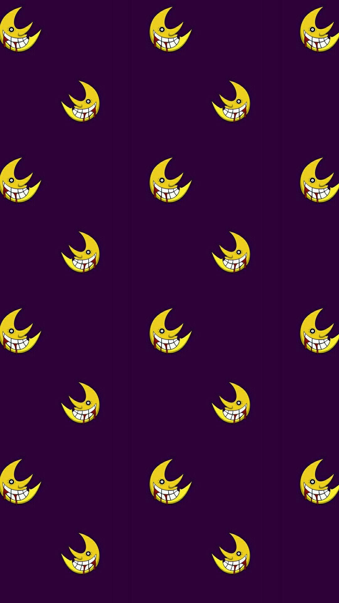 Soul Eater Moon Pattern Background