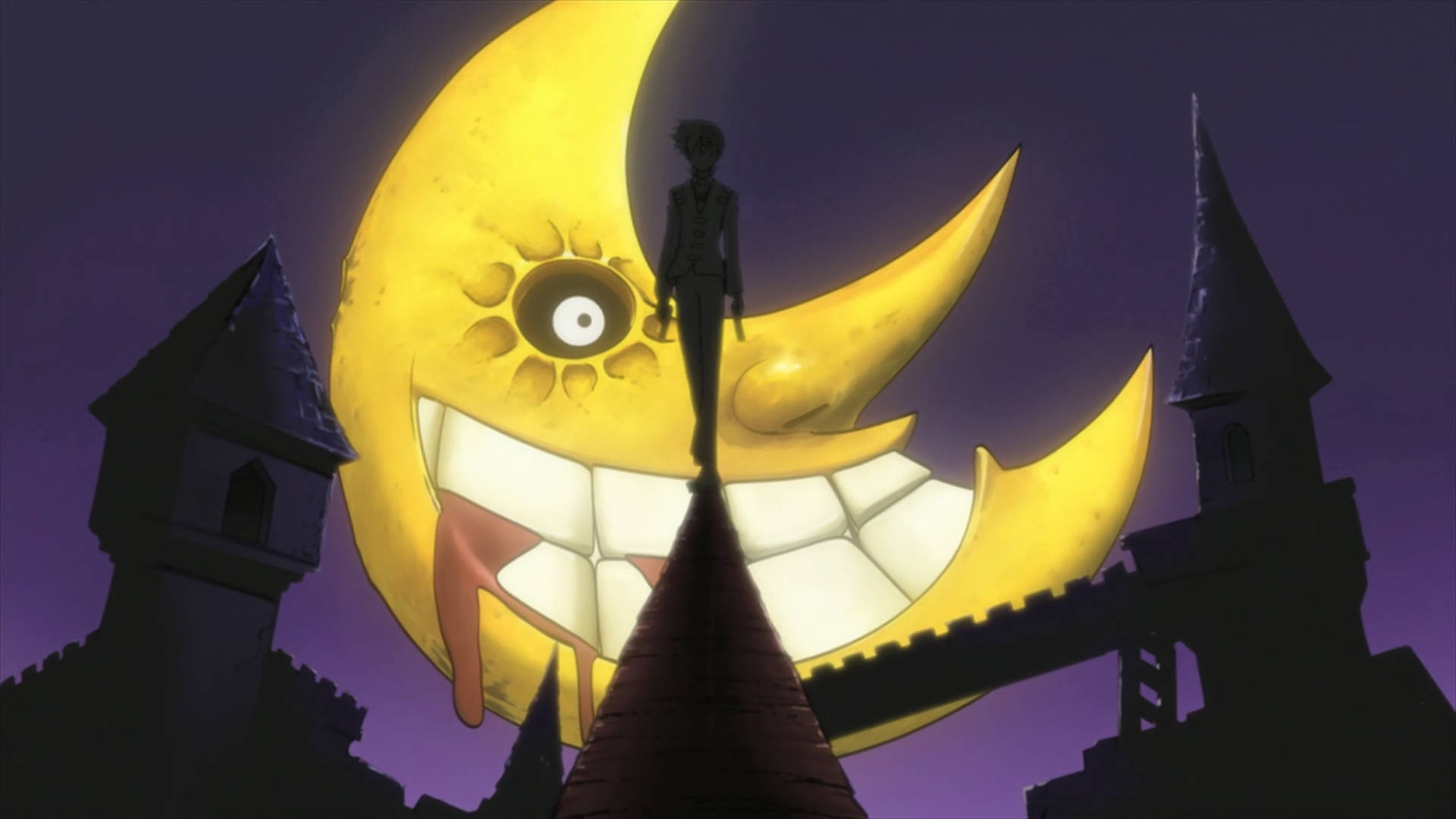 Soul Eater Moon With Death The Kid Background