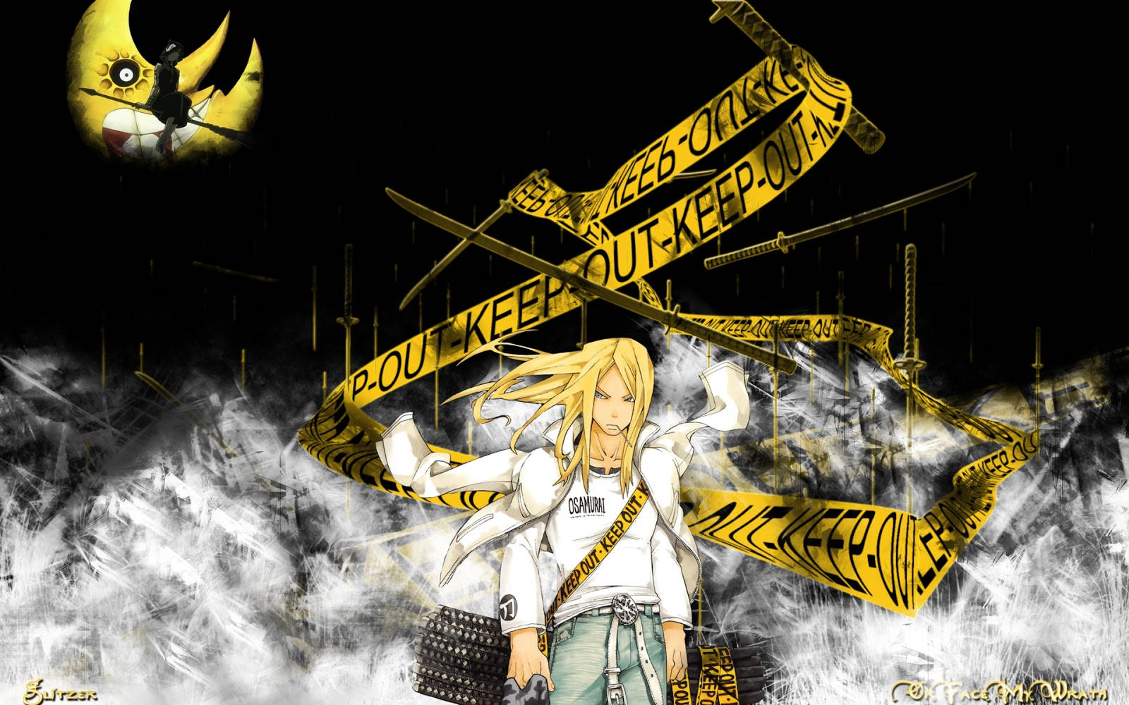 Soul Eater Moon With Mifune Fanart Background