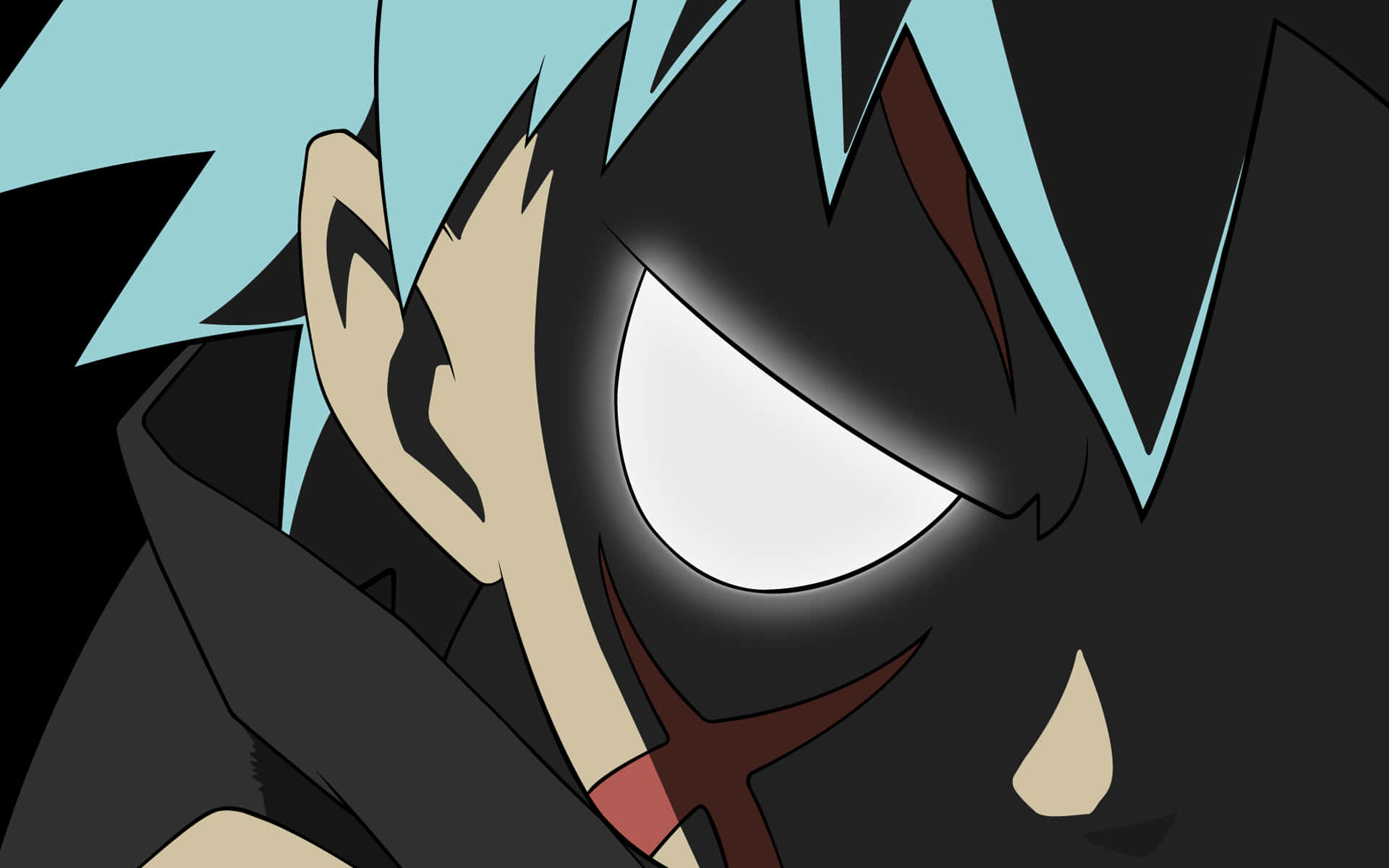 Soul Eater Pfp Black Star Eyes Background