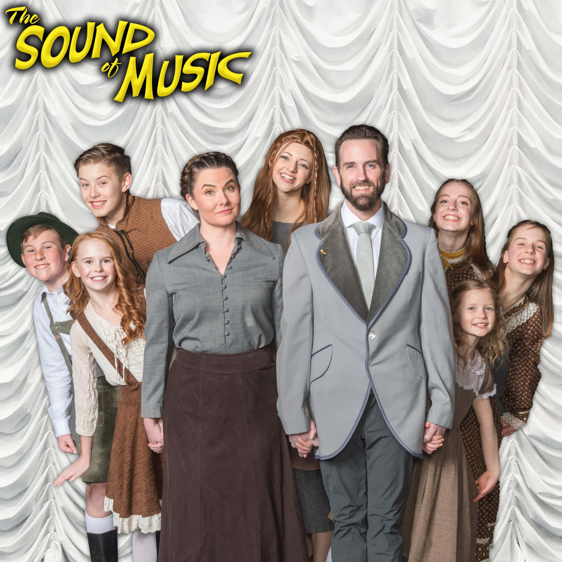 Sound Of Music_ Cast Portrait Background