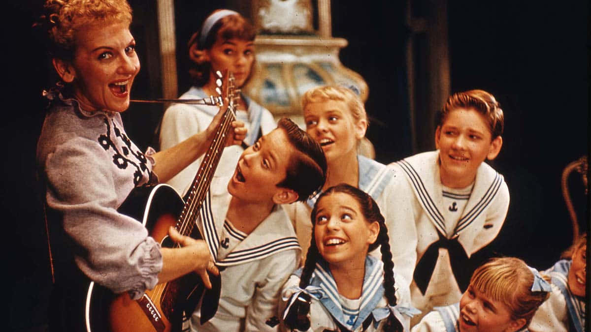 Sound Of Music Family Singing Session Background