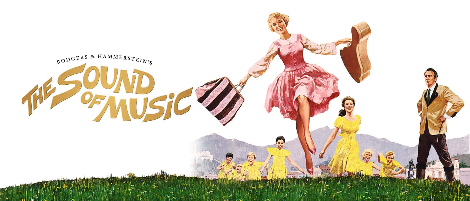 Sound Of Music Movie Banner Background