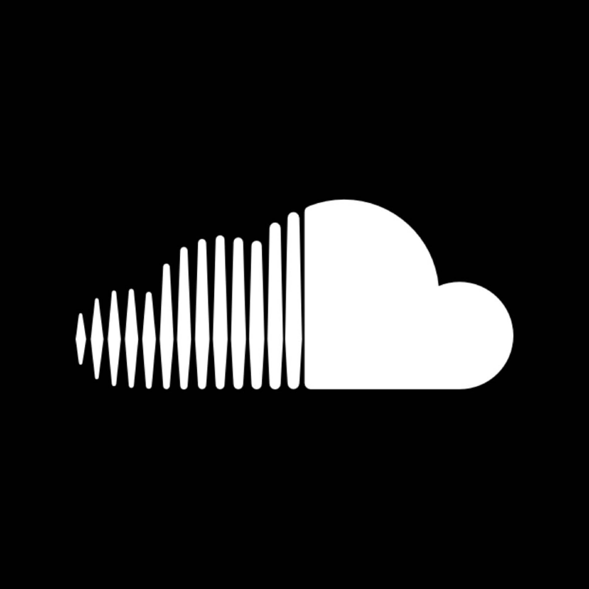 Soundcloud Logo Black White Background