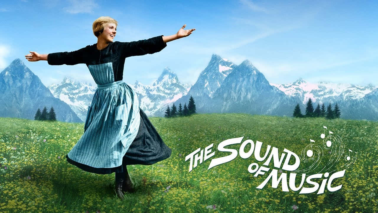 Soundof Music Joyful Meadow Background