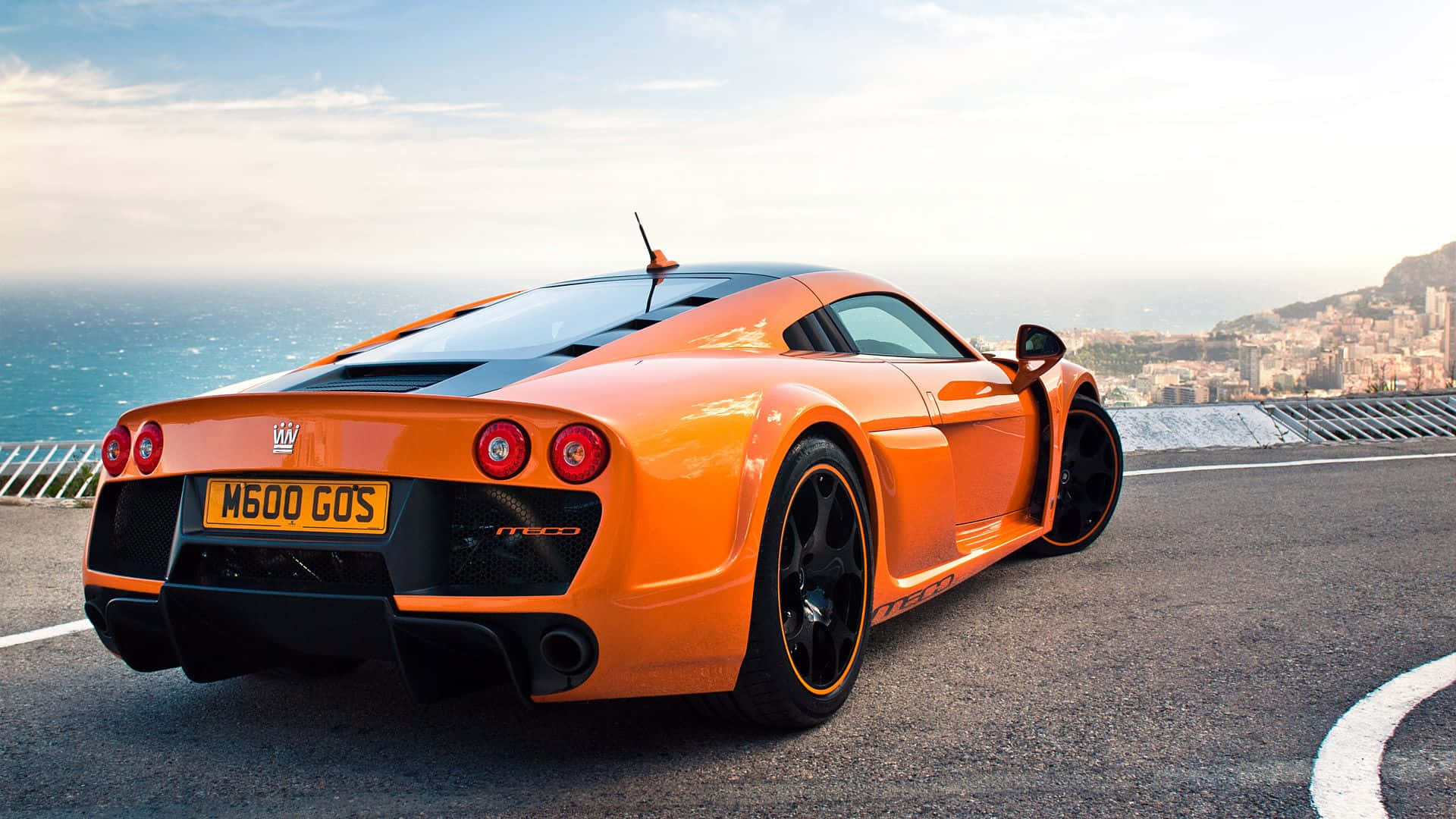Souped-up Orange Noble M600 Background