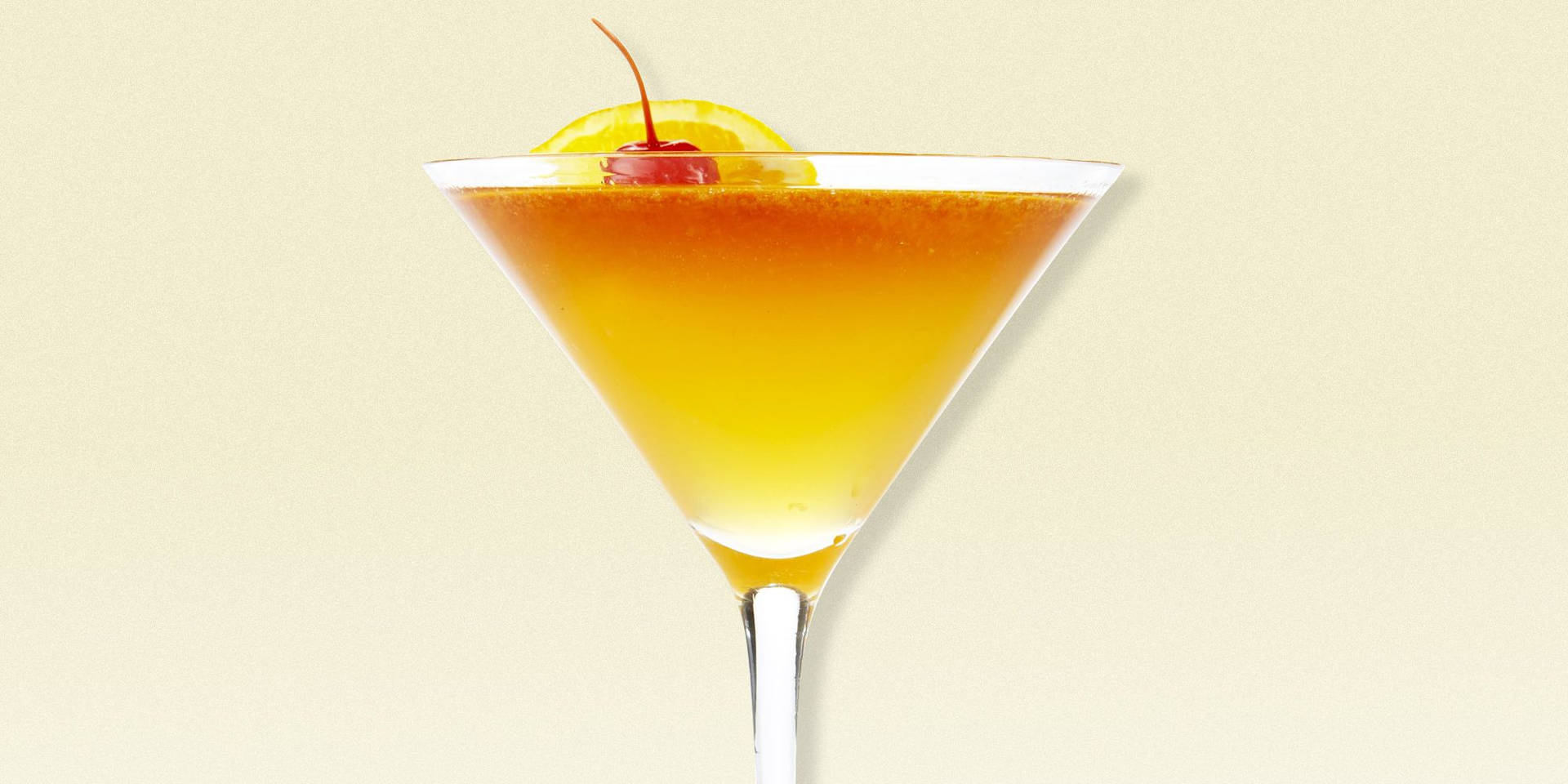 Sour Yellow Cocktail Background